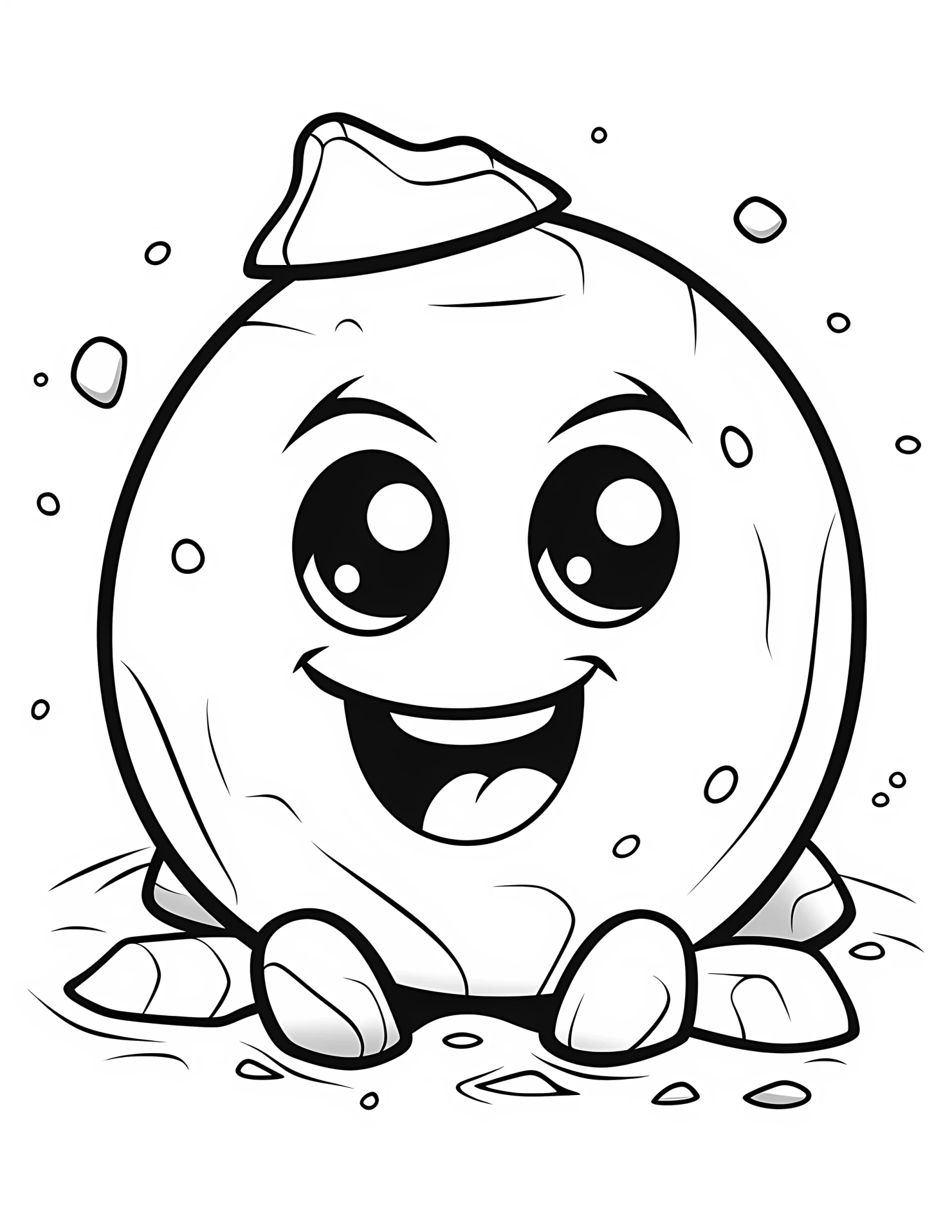 Mars for kids coloring page on white color background #32052