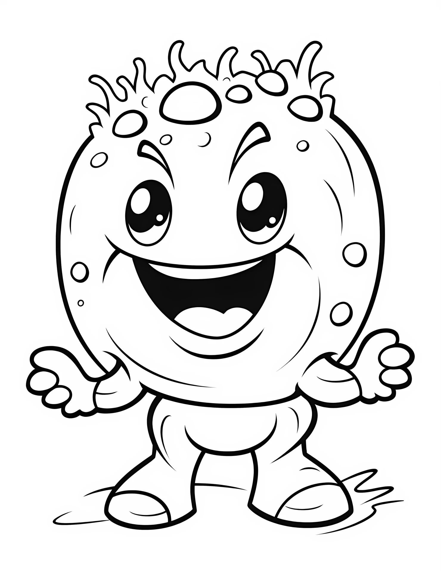 Mars for kids coloring page on white color background #32053