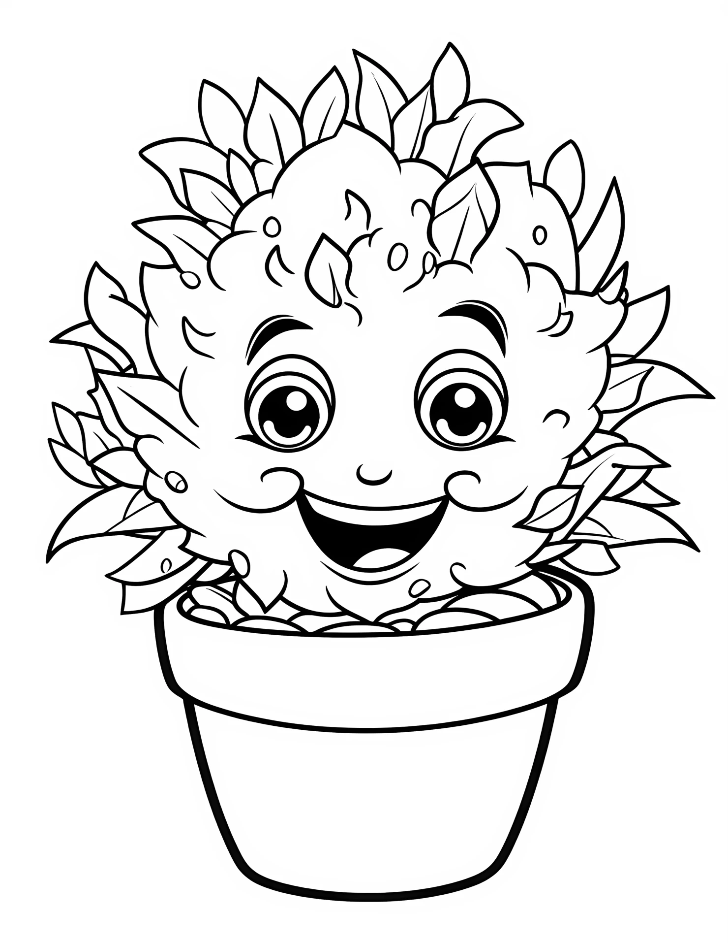 Mashed potato for kids coloring page on white color background #32055