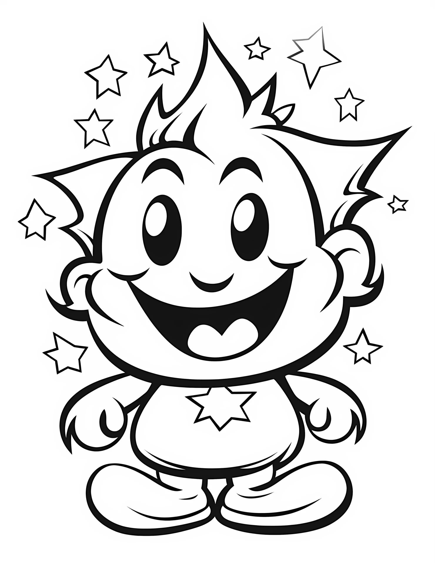 Mercury for kids coloring page on white color background #32078