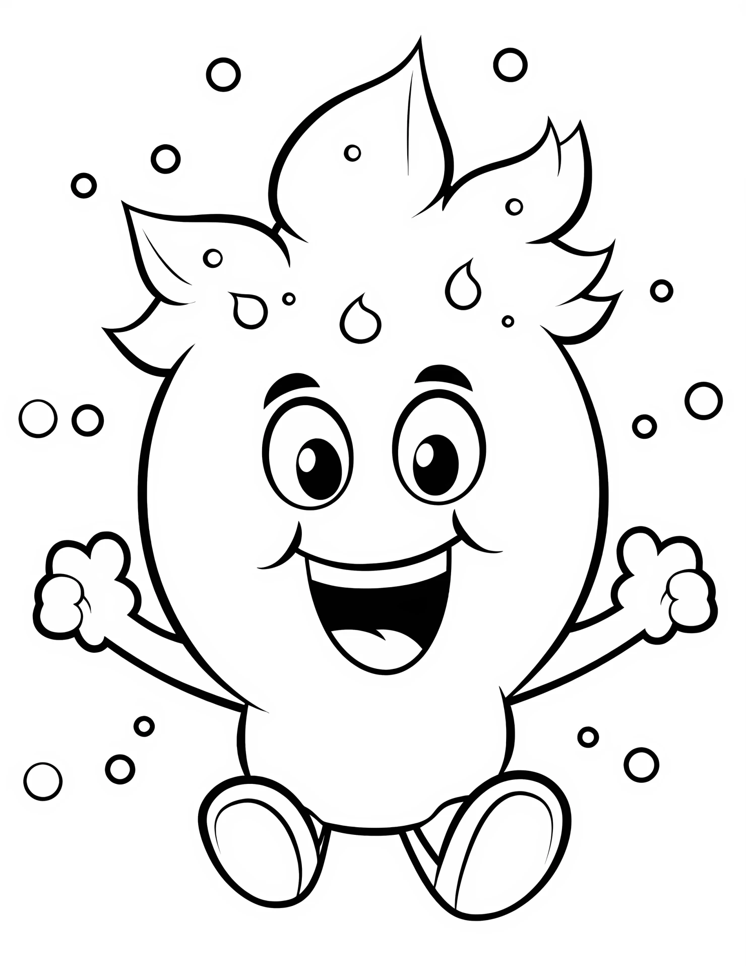 Mercury for kids coloring page on white color background #32079