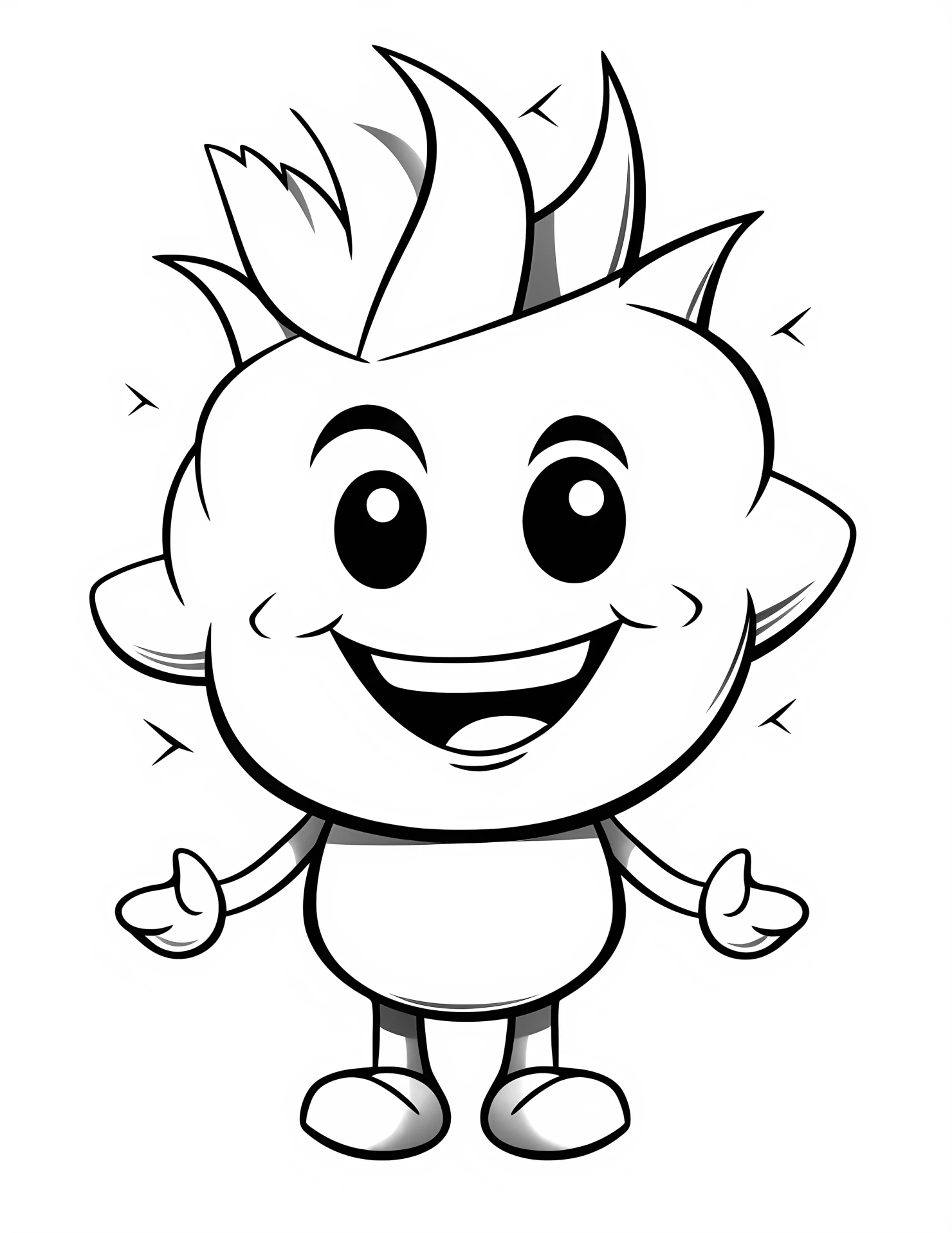 Mercury for kids coloring page on white color background #32080