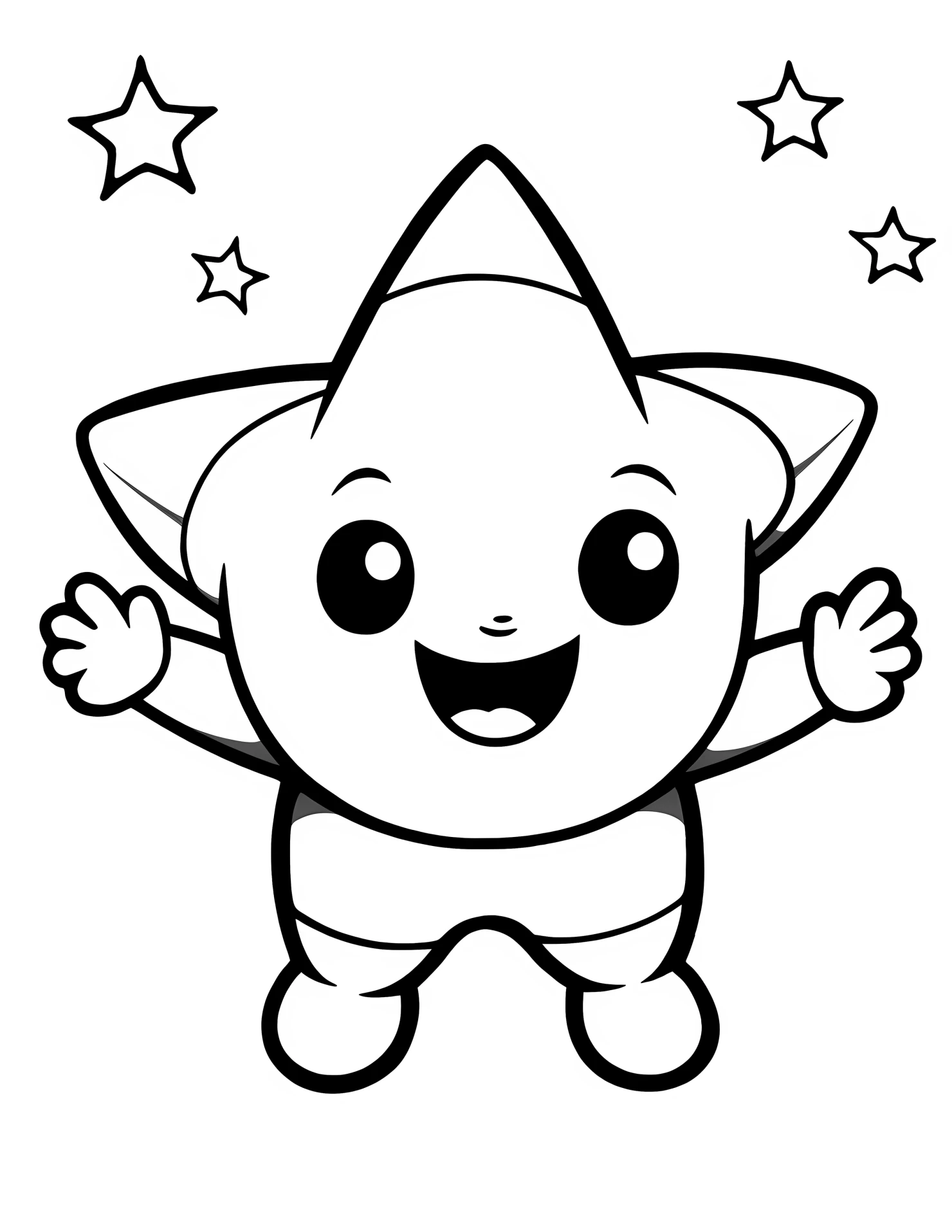 Nebulae for kids coloring page on white color background #32202