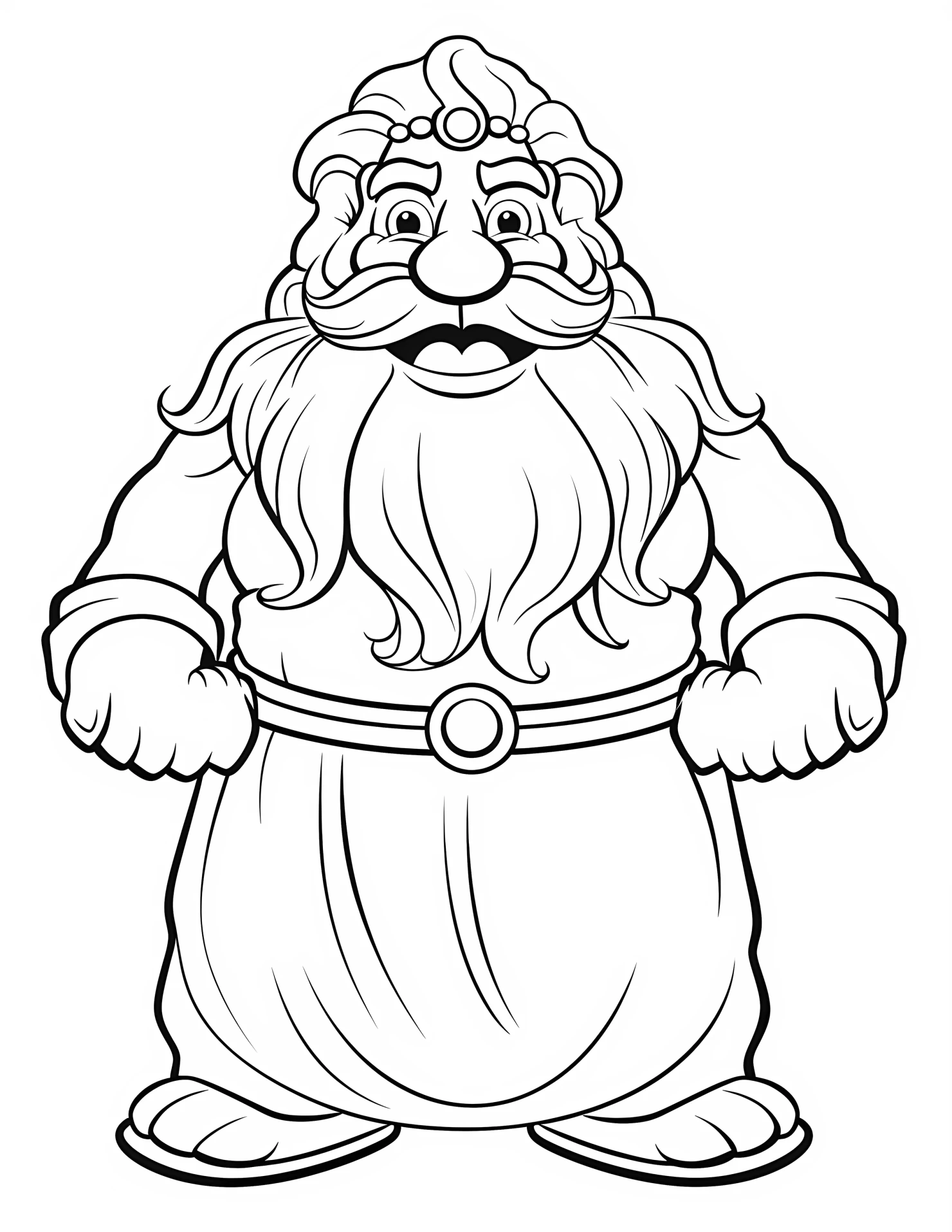 Neptune for kids coloring page on white color background #32206