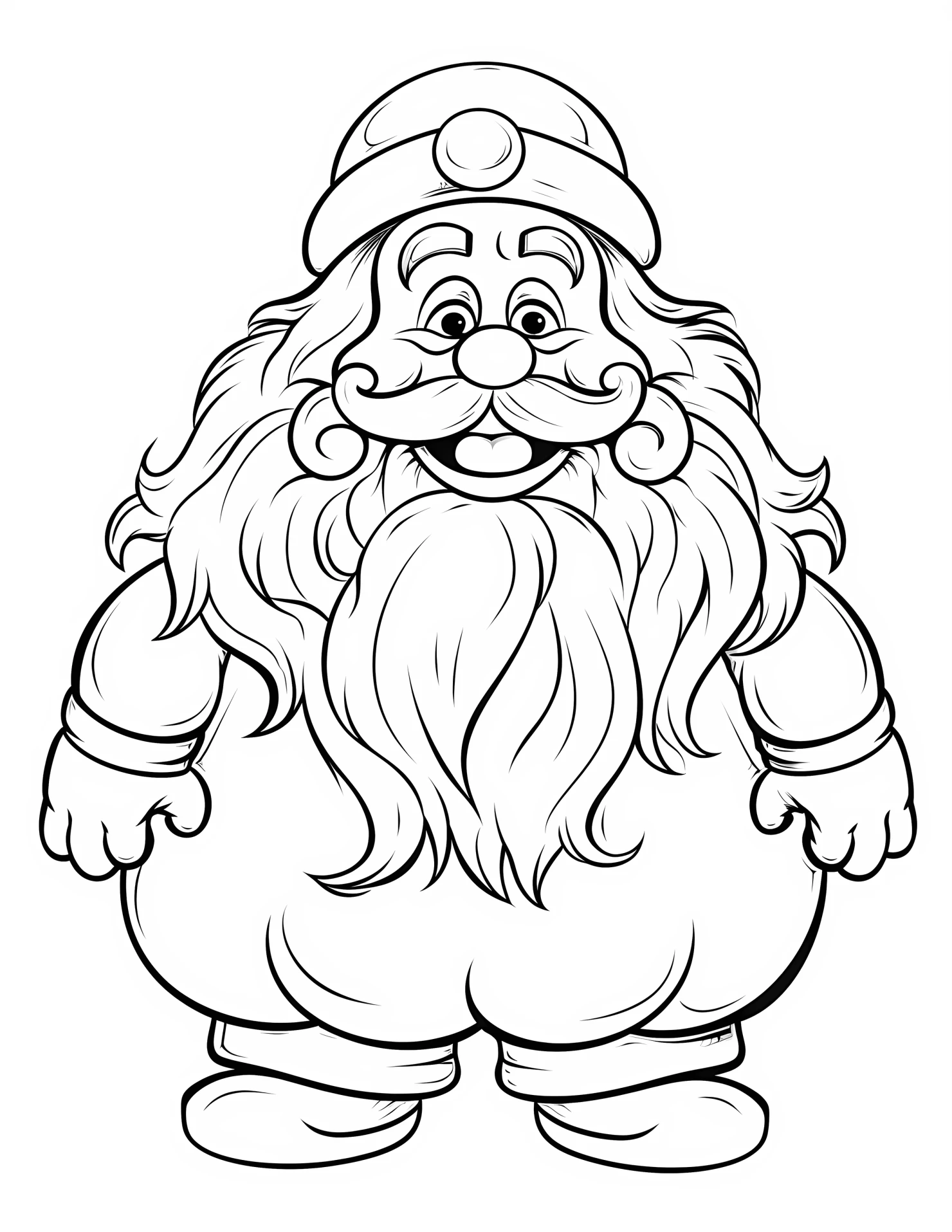 Neptune for kids coloring page on white color background #32207