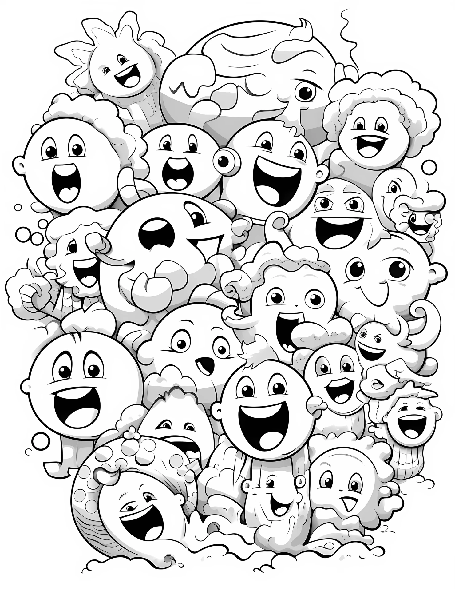 Ocean for kids coloring page on white color background #32231