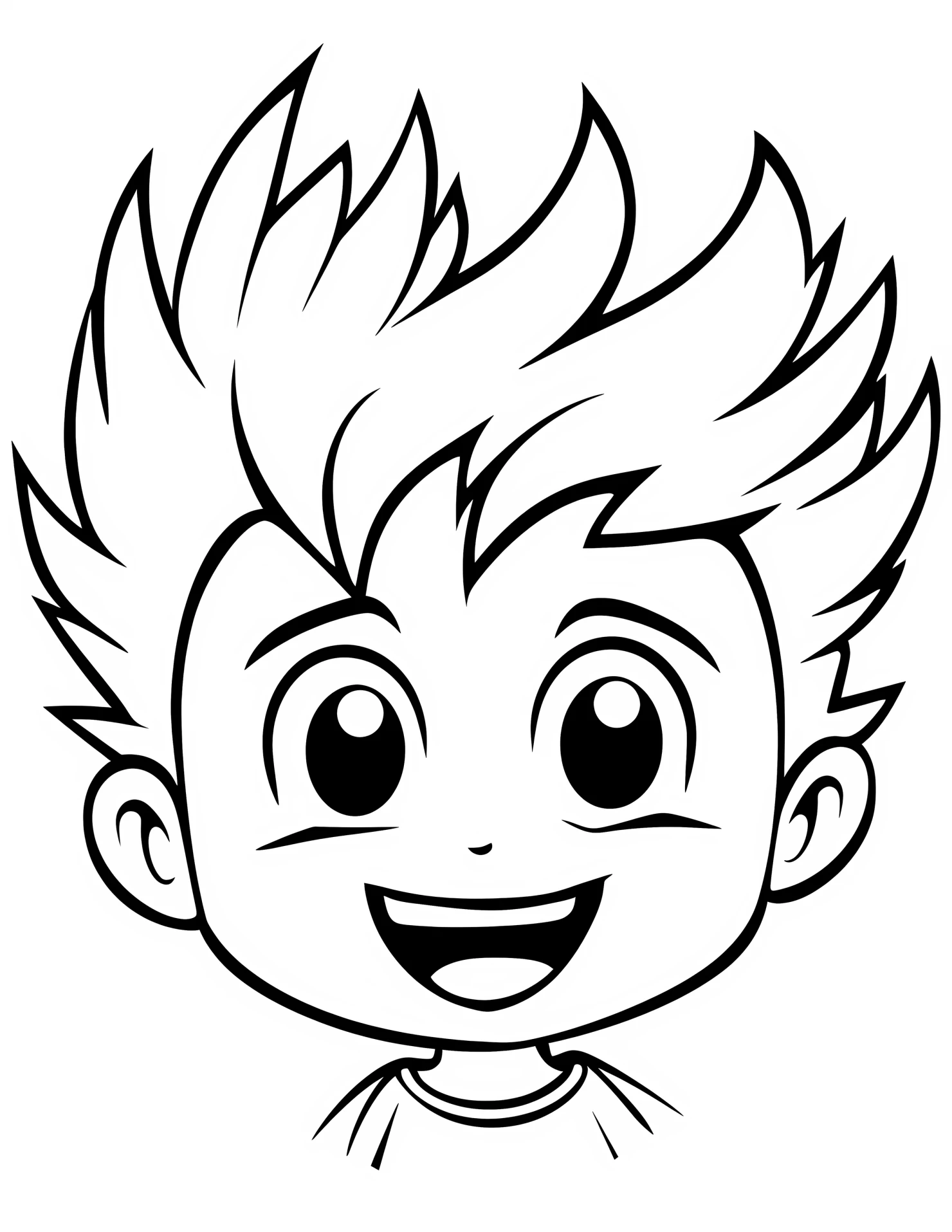 One piece for kids coloring page on white color background #32245