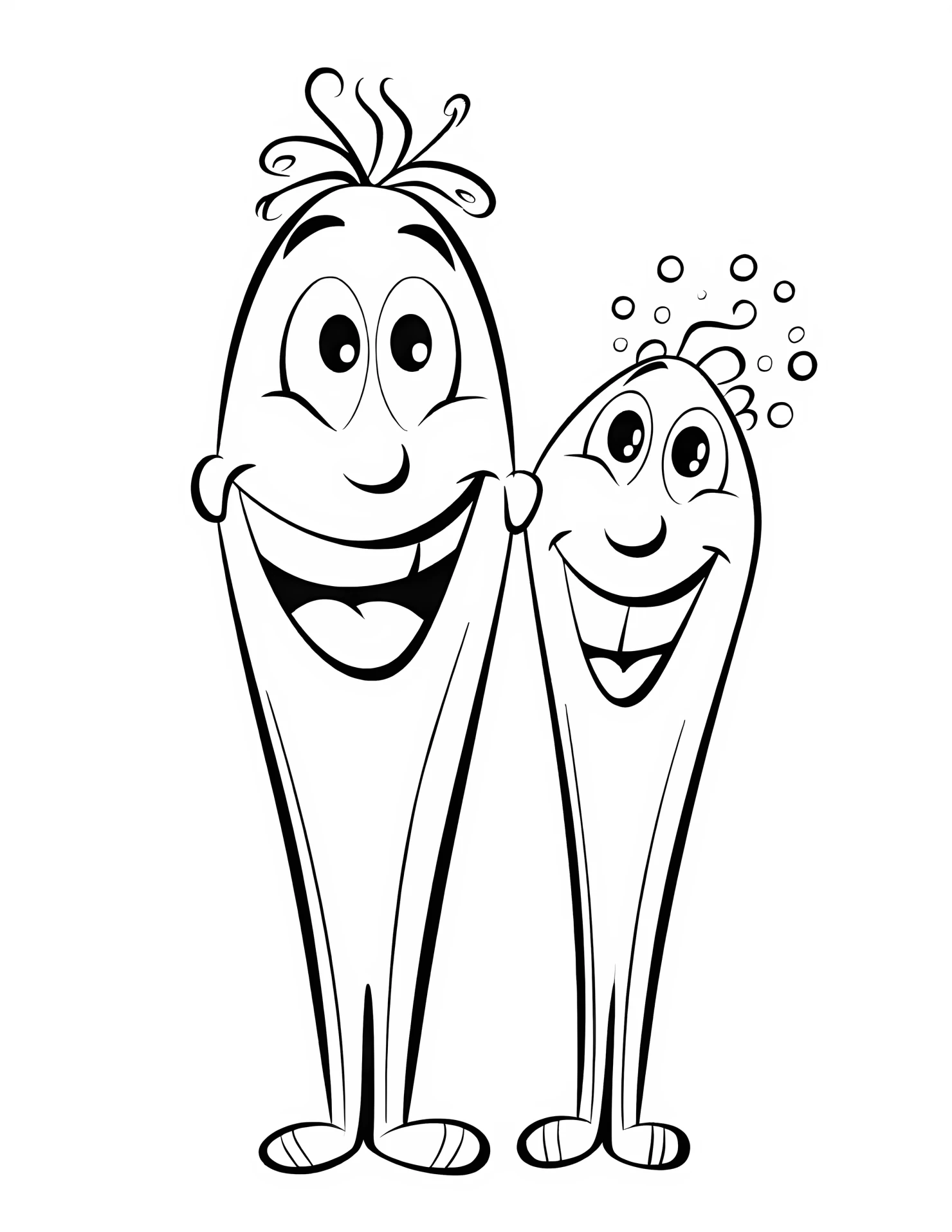 Pencil for kids coloring page on white color background #32329