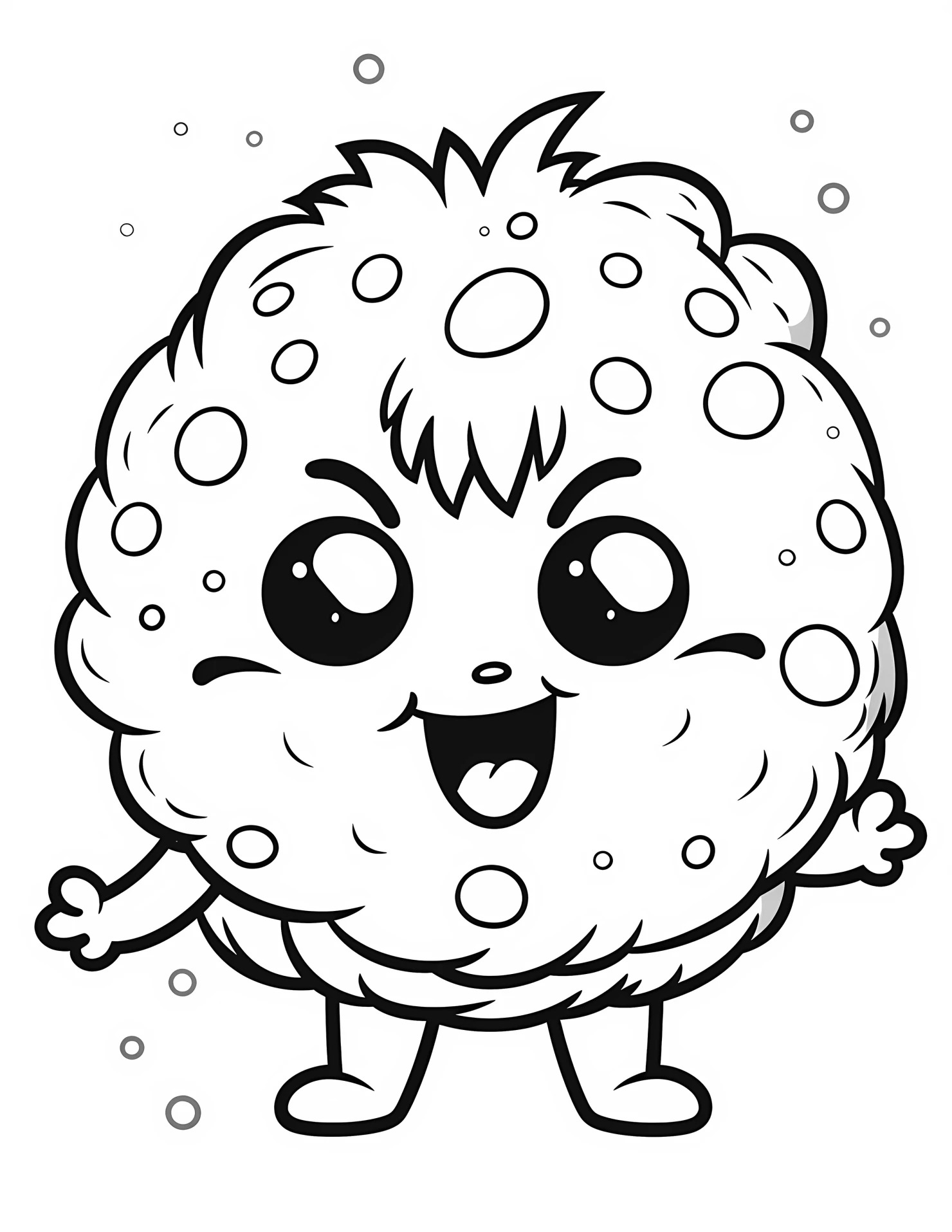 Pizza for kids coloring page on white color background #32383