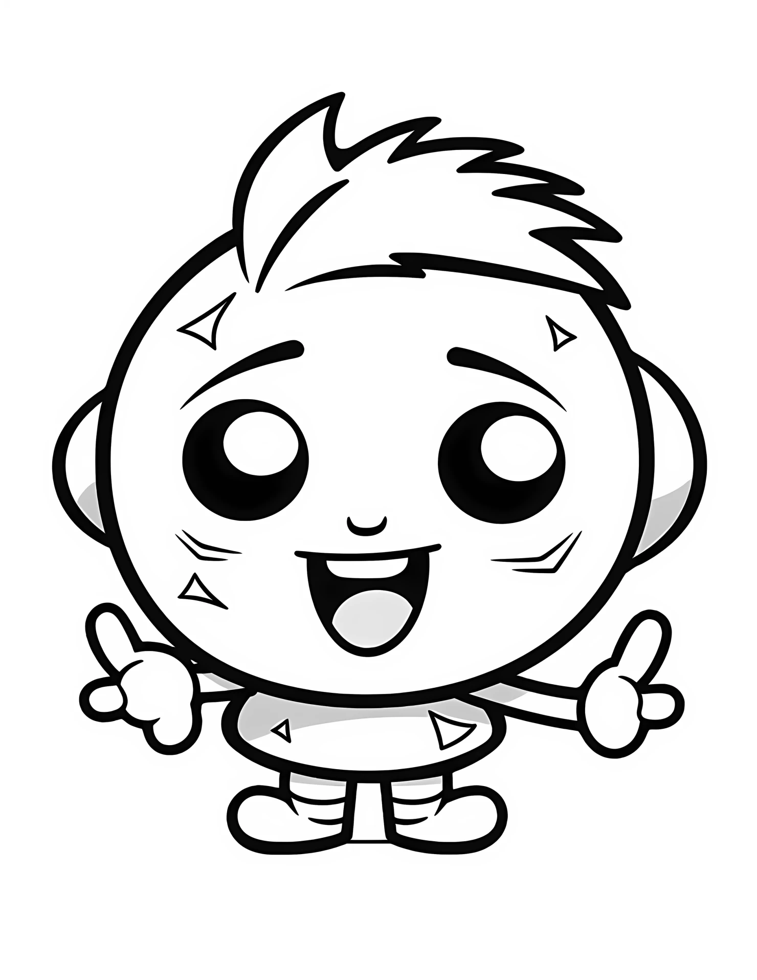 Planet for kids coloring page on white color background #32387