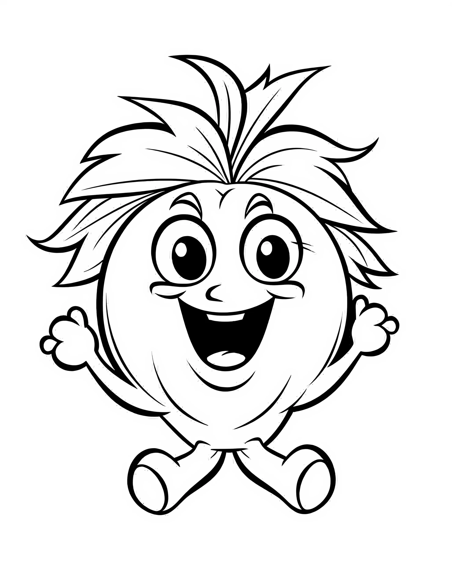 Pumpkin for kids coloring page on white color background #32467