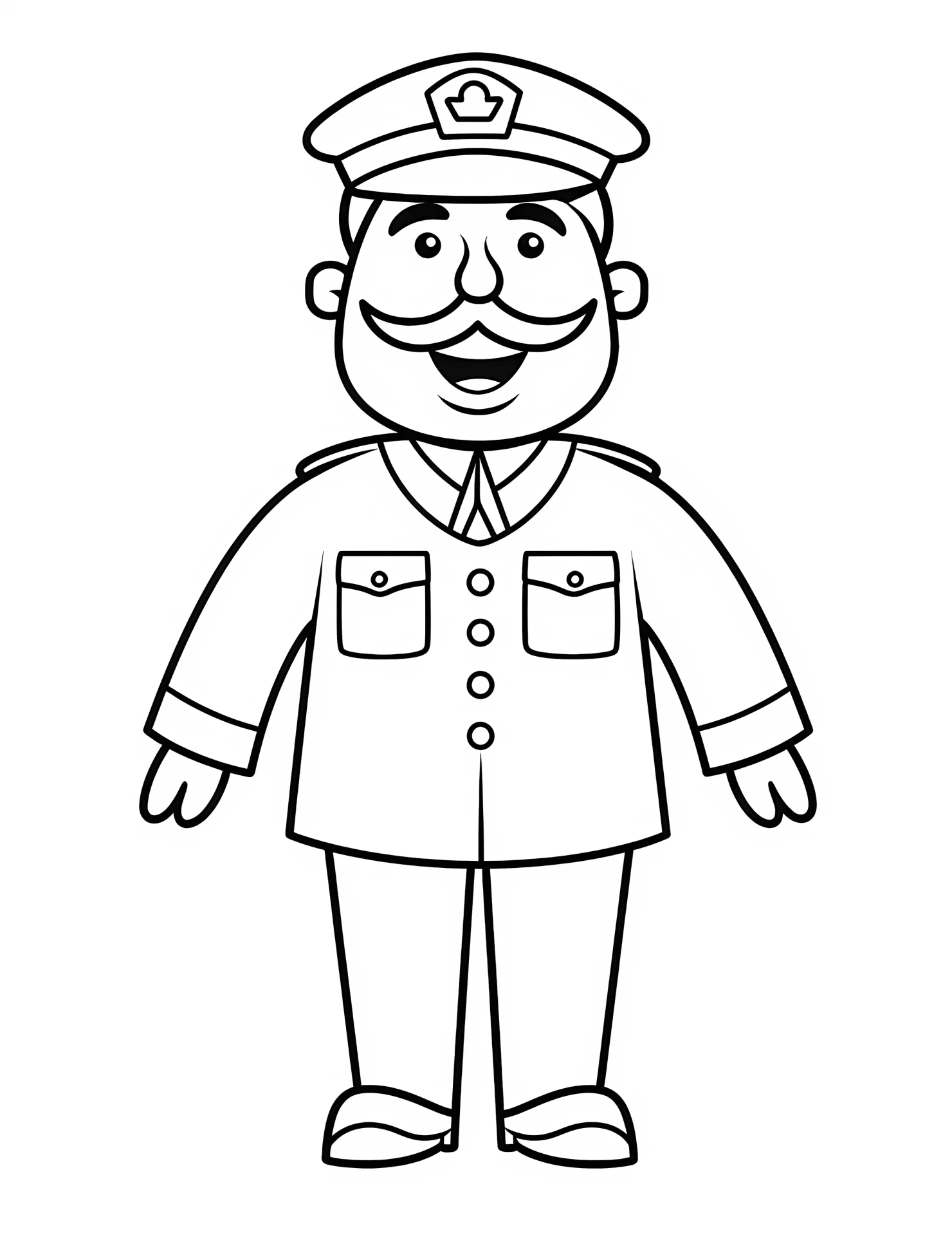 Referee for kids coloring page on white color background #32527