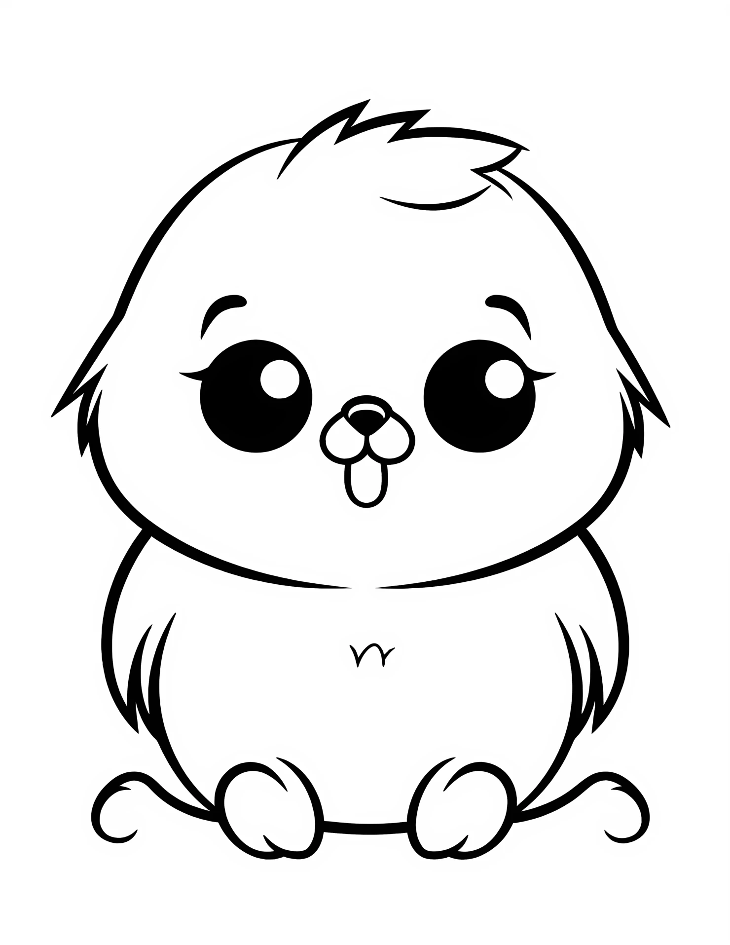 Seal for kids coloring page on white color background #32670