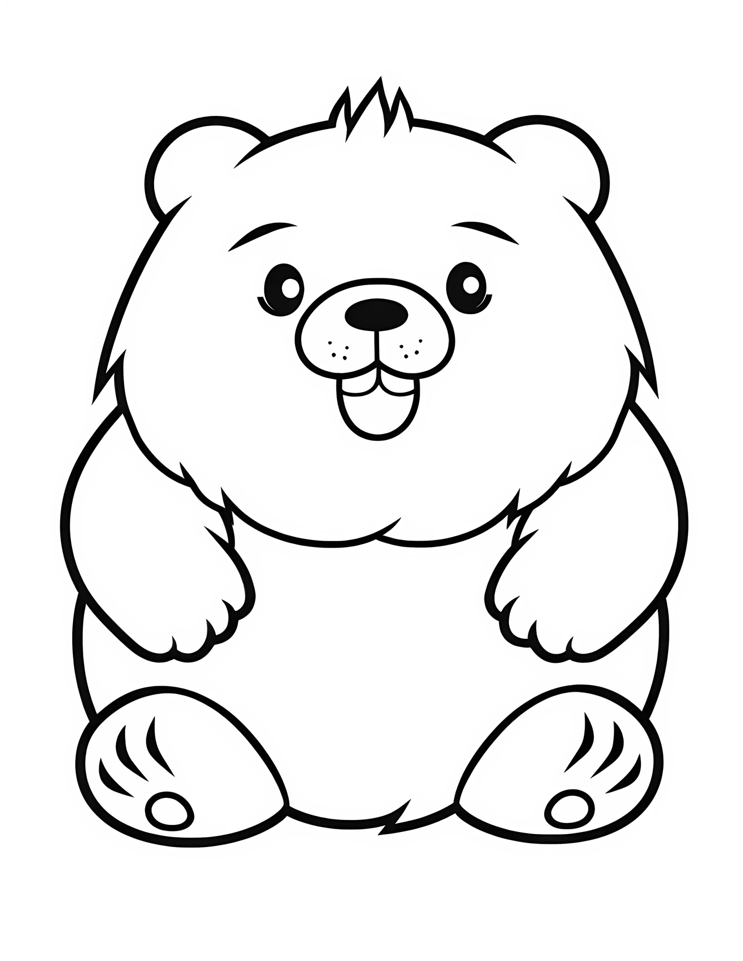 Seal for kids coloring page on white color background #32674