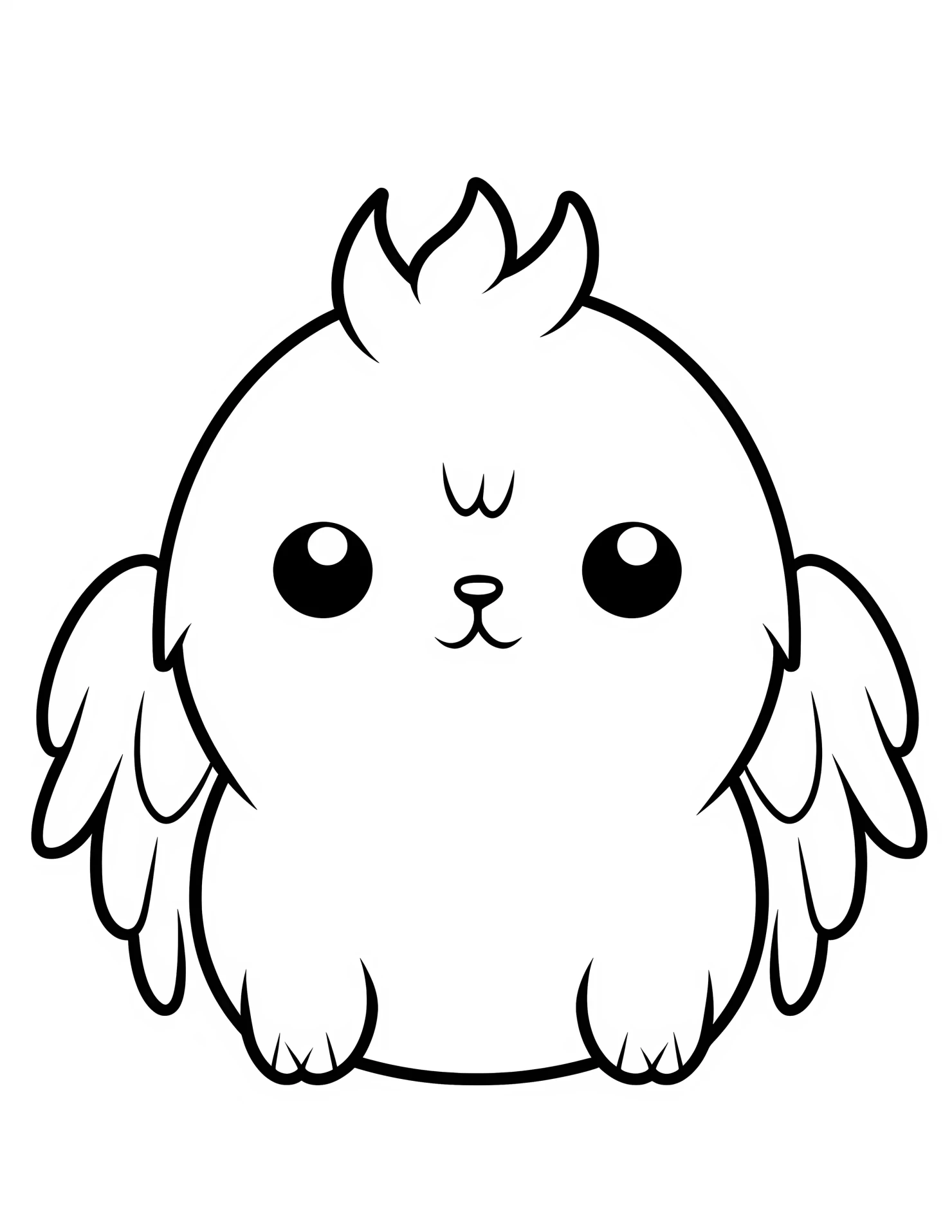 Seal for kids coloring page on white color background #32675