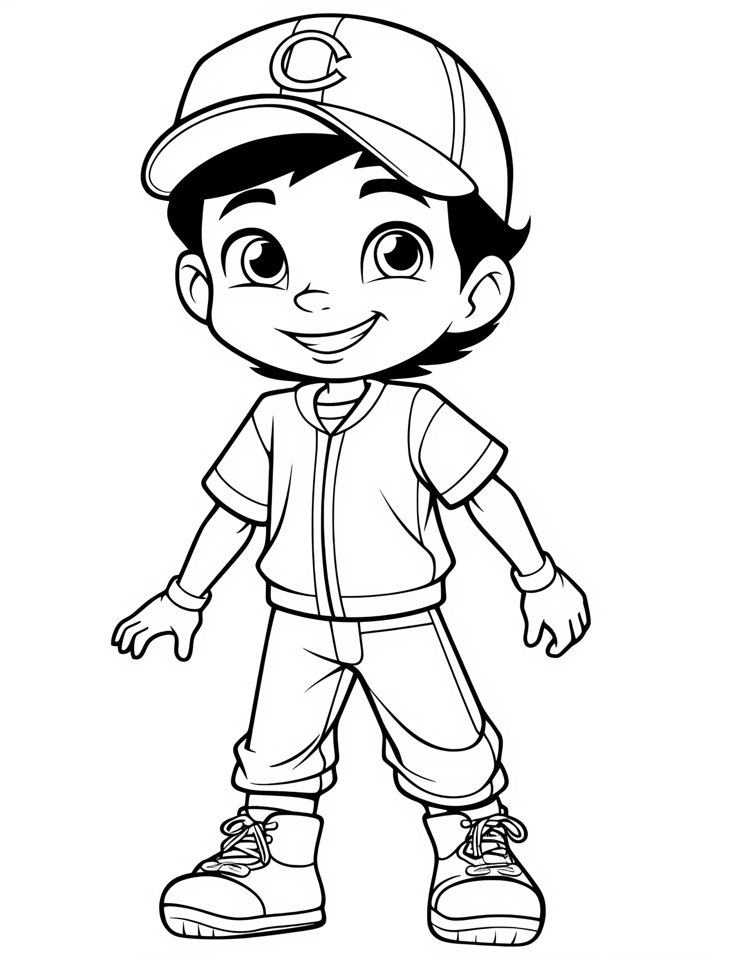 Shortstop for kids coloring page on white color background #32724