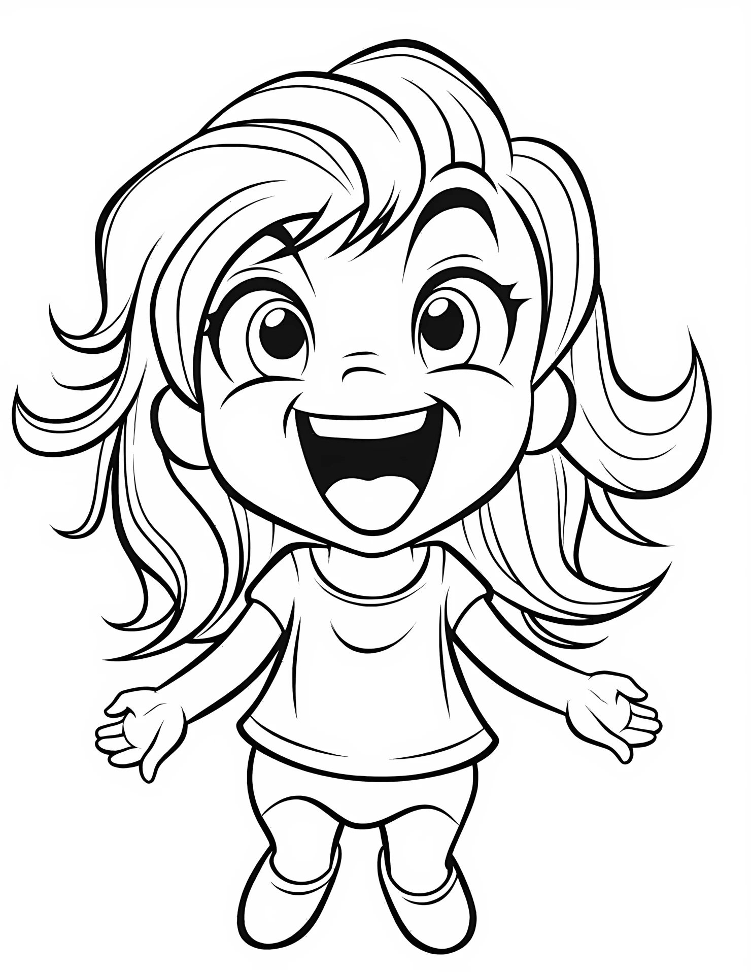 Siren for kids coloring page on white color background #32726
