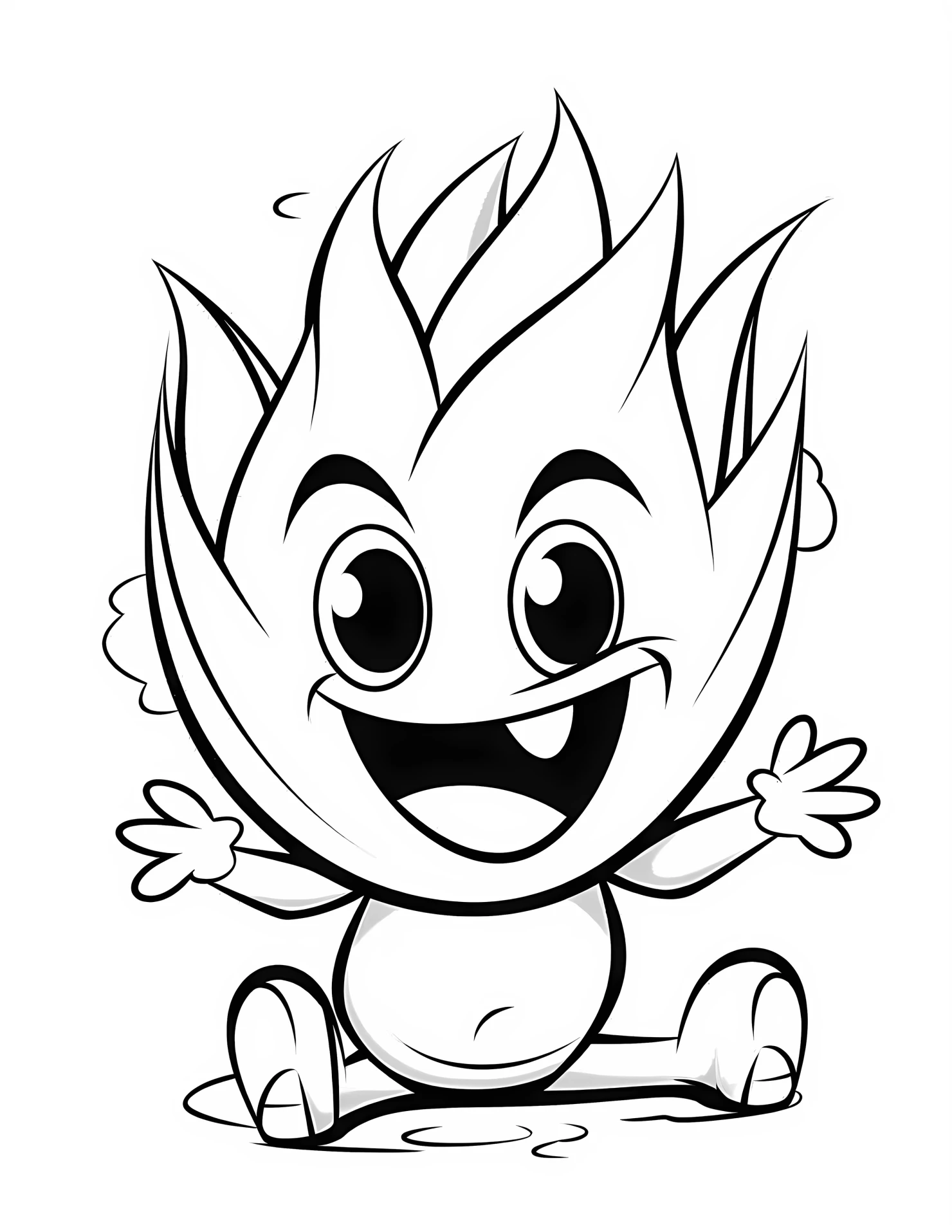 Smash for kids coloring page on white color background #32750