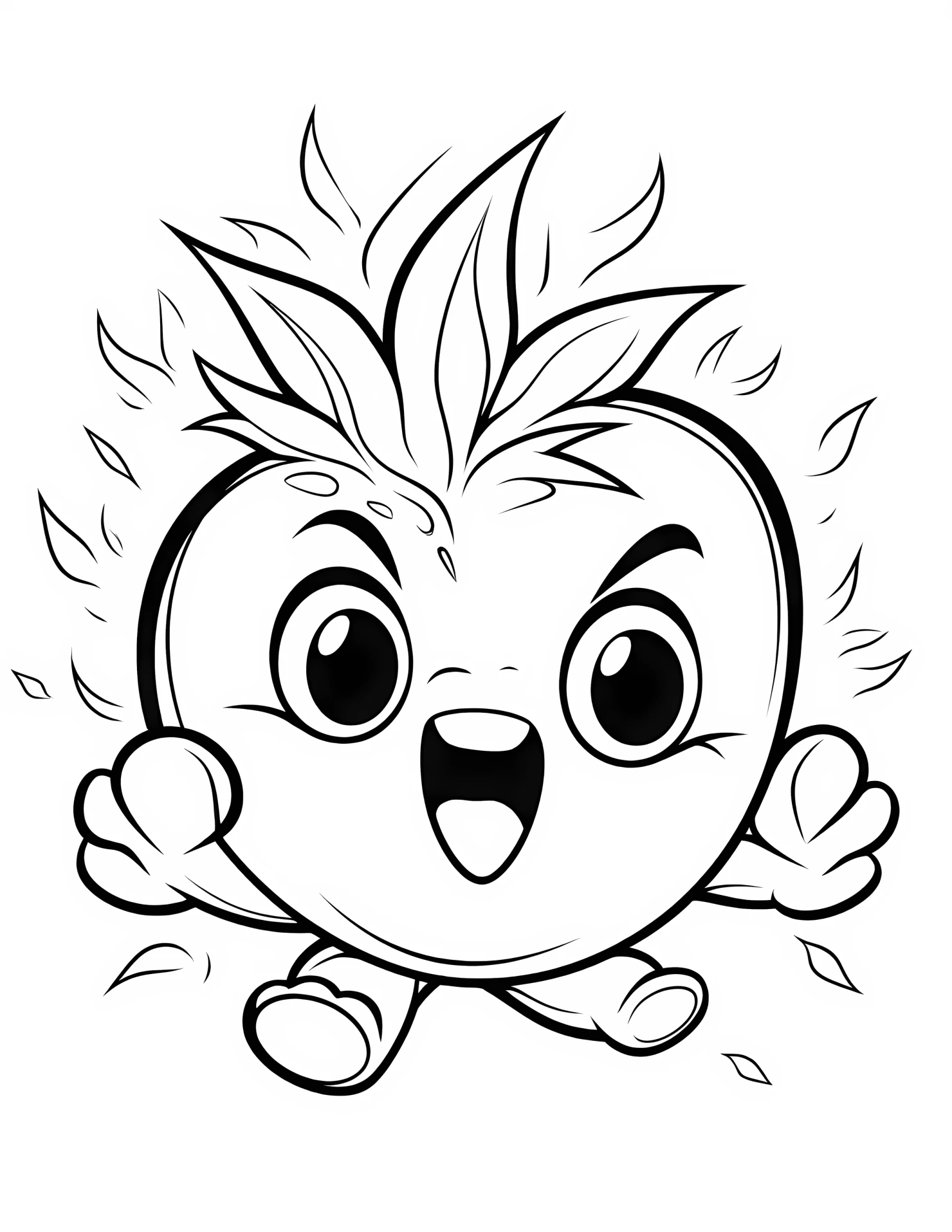 Smash for kids coloring page on white color background #32751