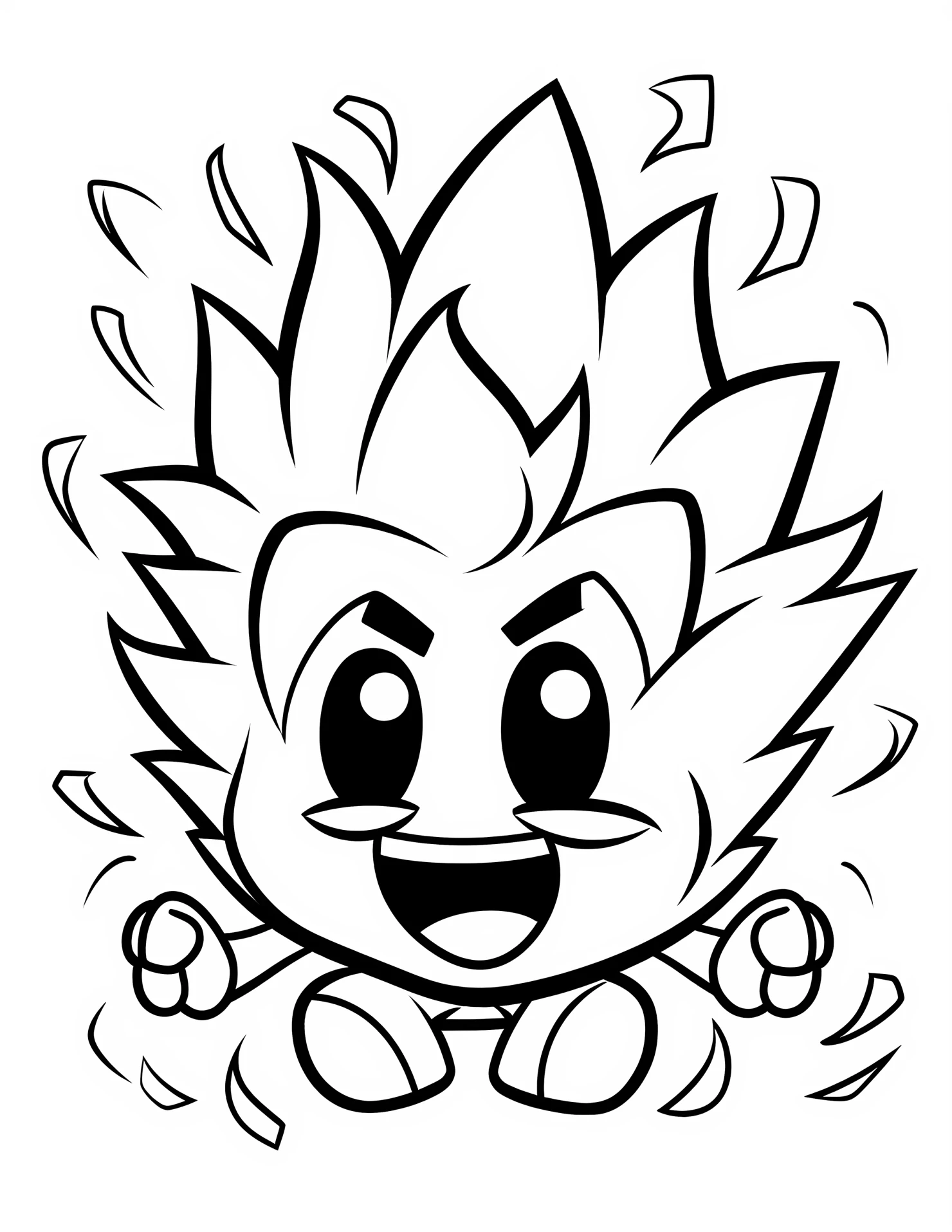 Smash for kids coloring page on white color background #32753