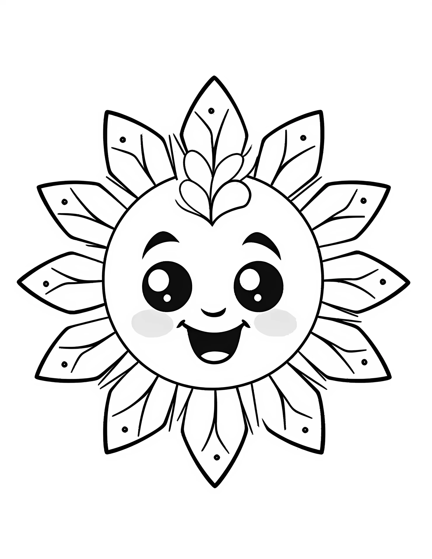 Snowflake for kids coloring page on white color background #32766