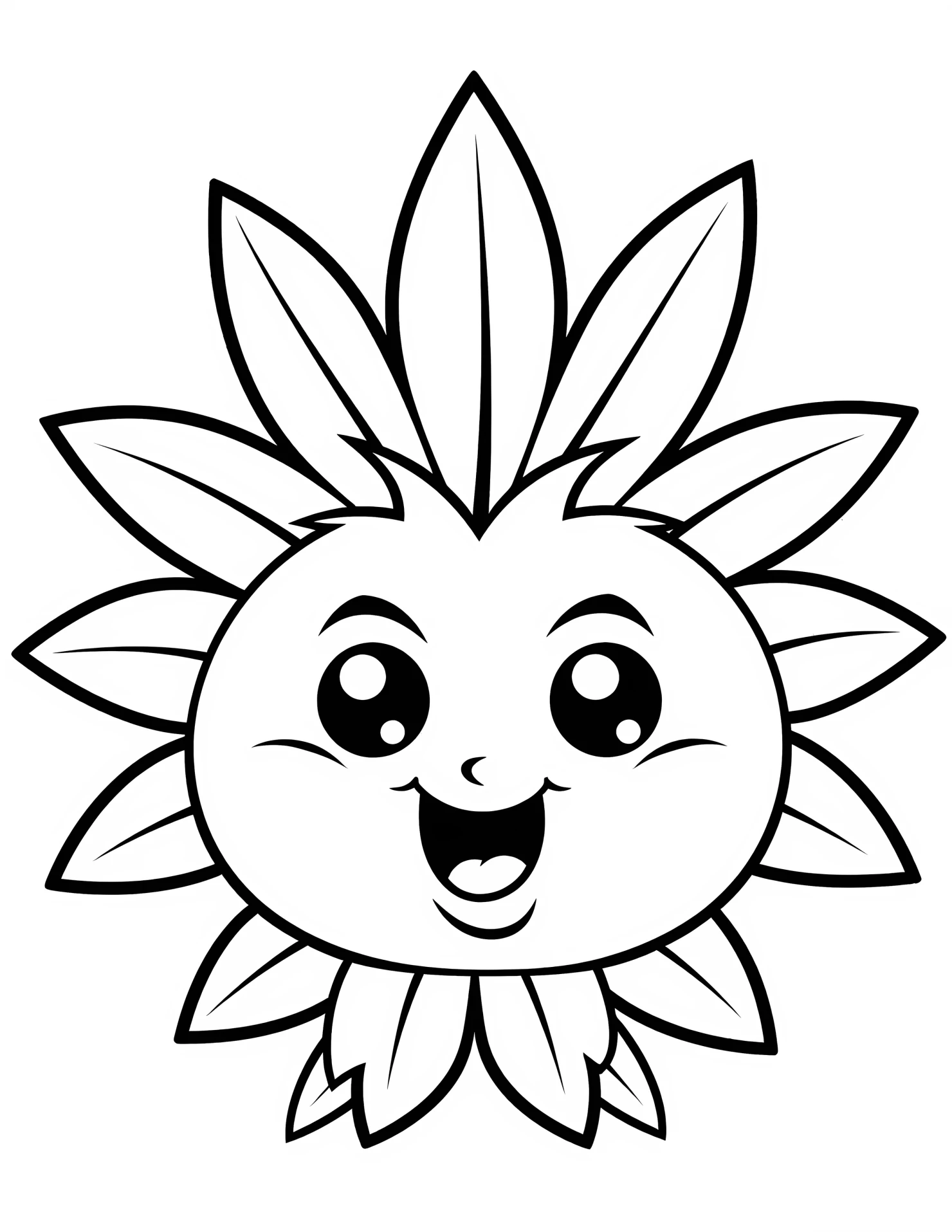 Snowflake for kids coloring page on white color background #32769