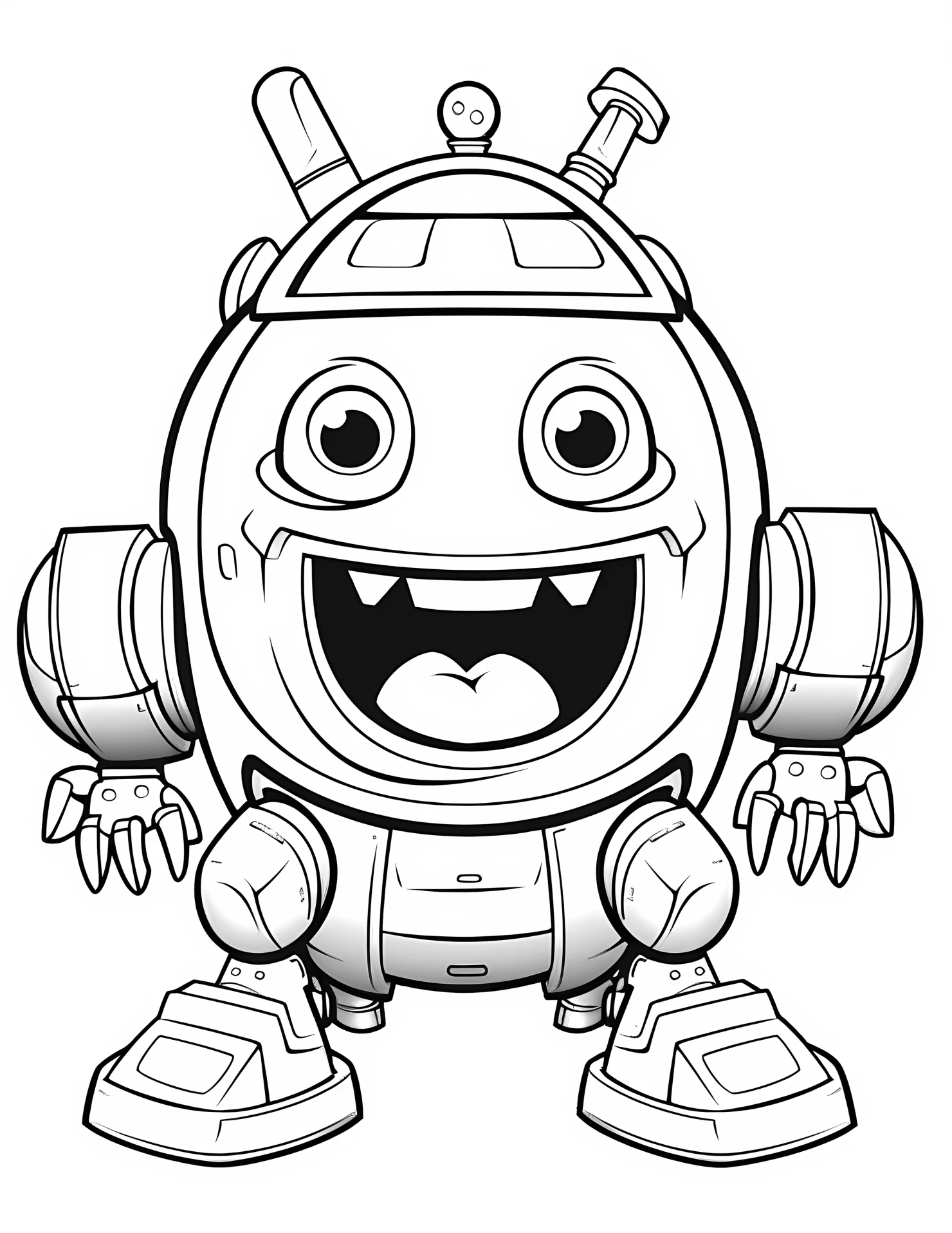 Spacecraft for kids coloring page on white color background #32789