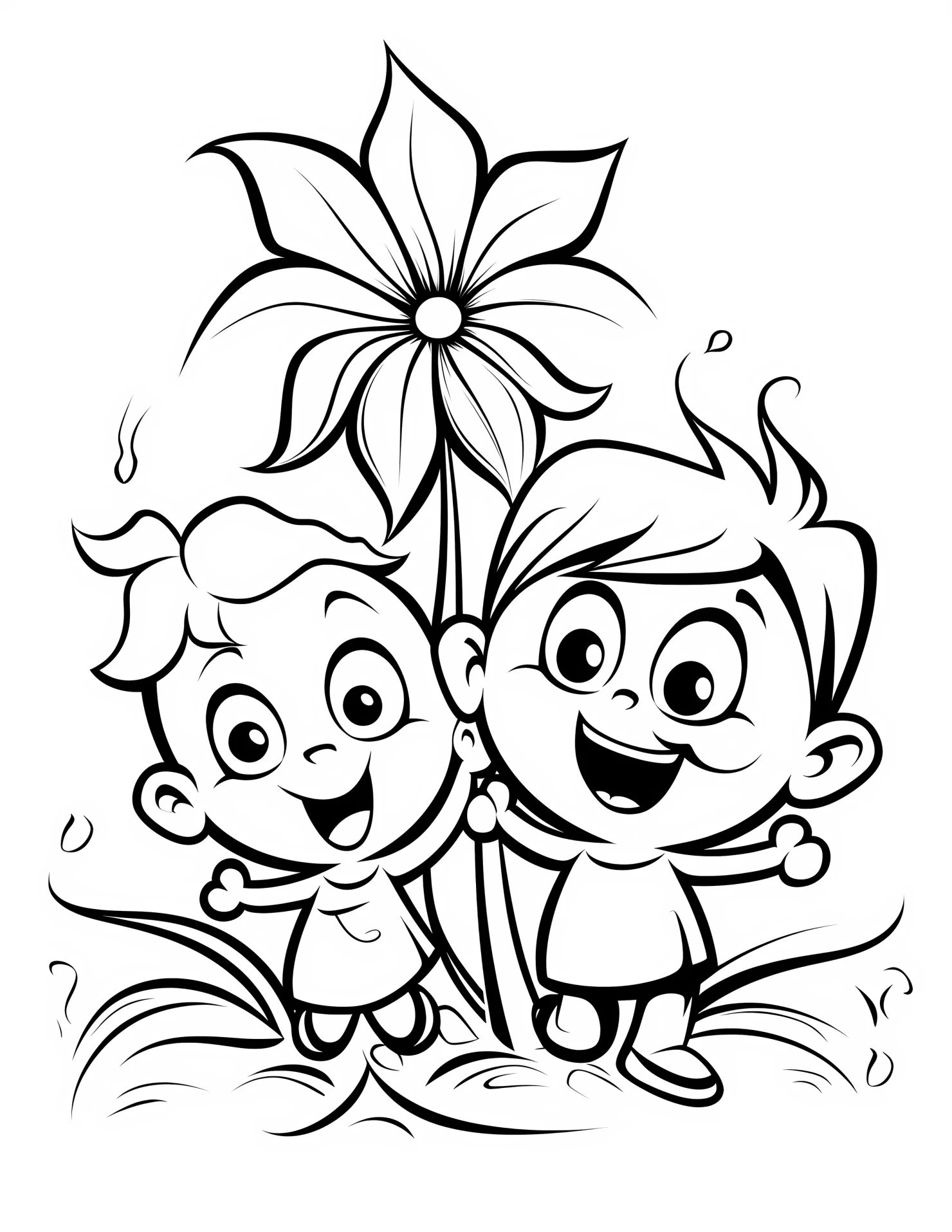 Spell for kids coloring page on white color background #32797