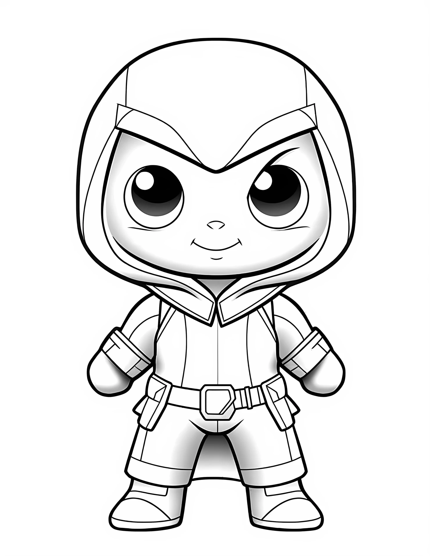 Spider man for kids coloring page on white color background #32812