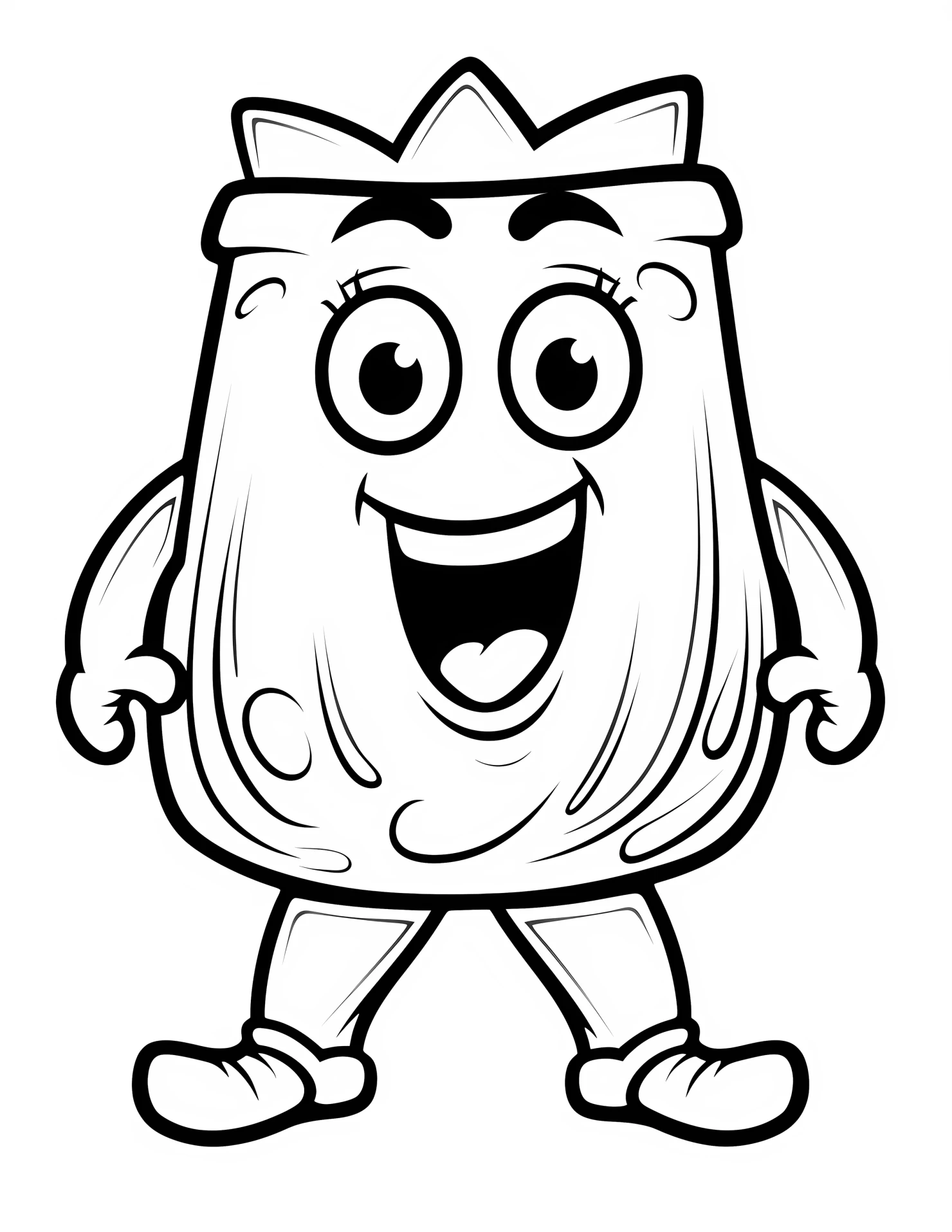 Stomach for kids coloring page on white color background #32904
