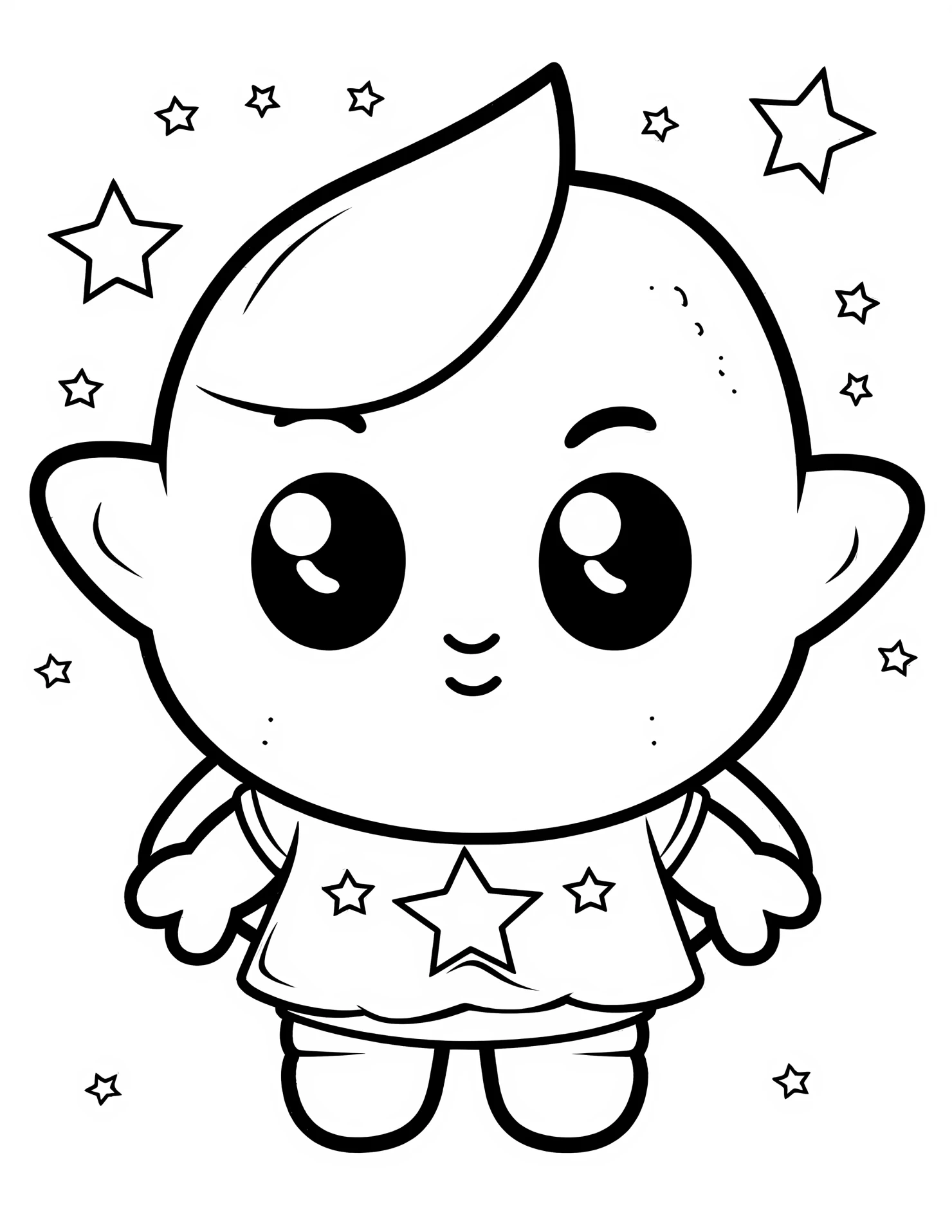 Superman for kids coloring page on white color background #32964