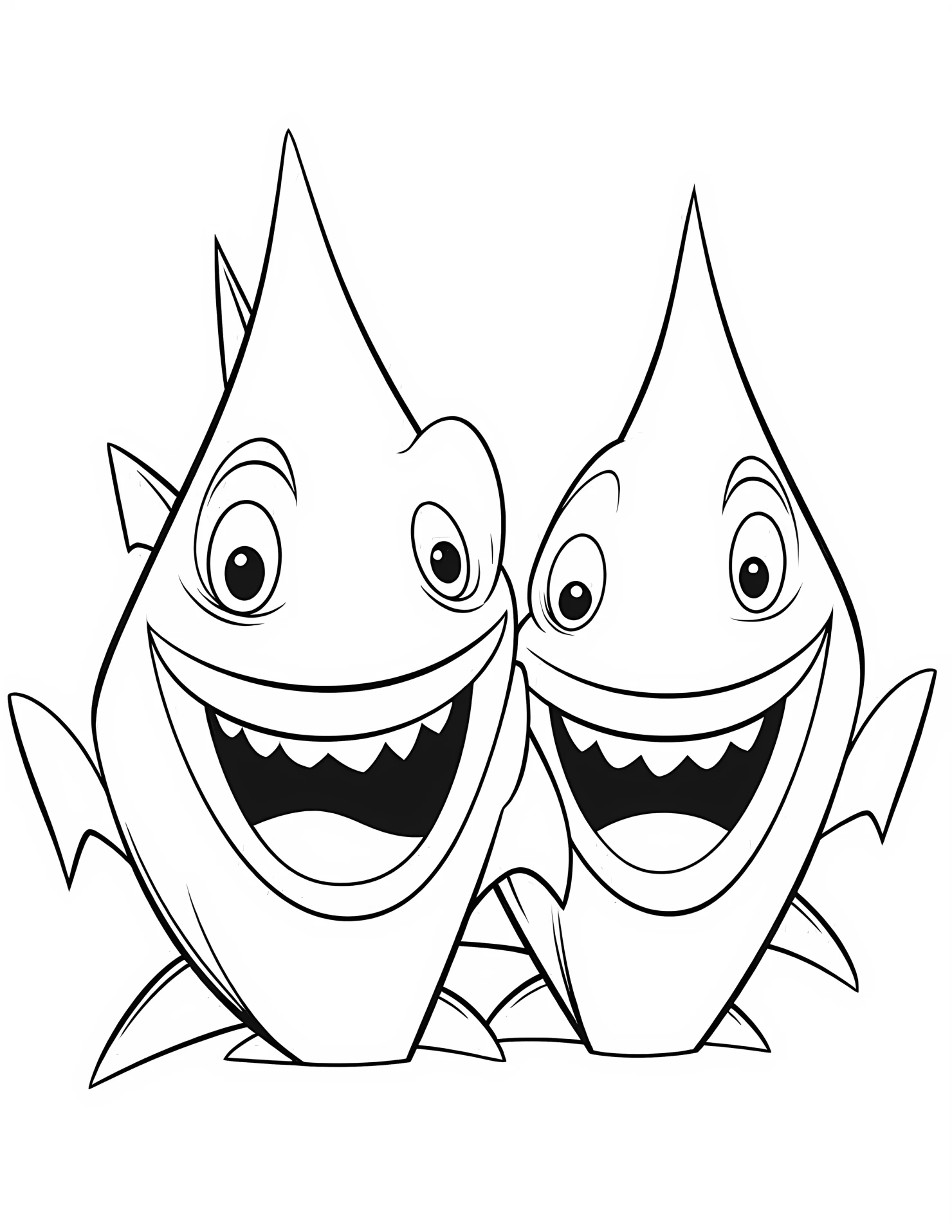 Swim fins for kids coloring page on white color background #32977