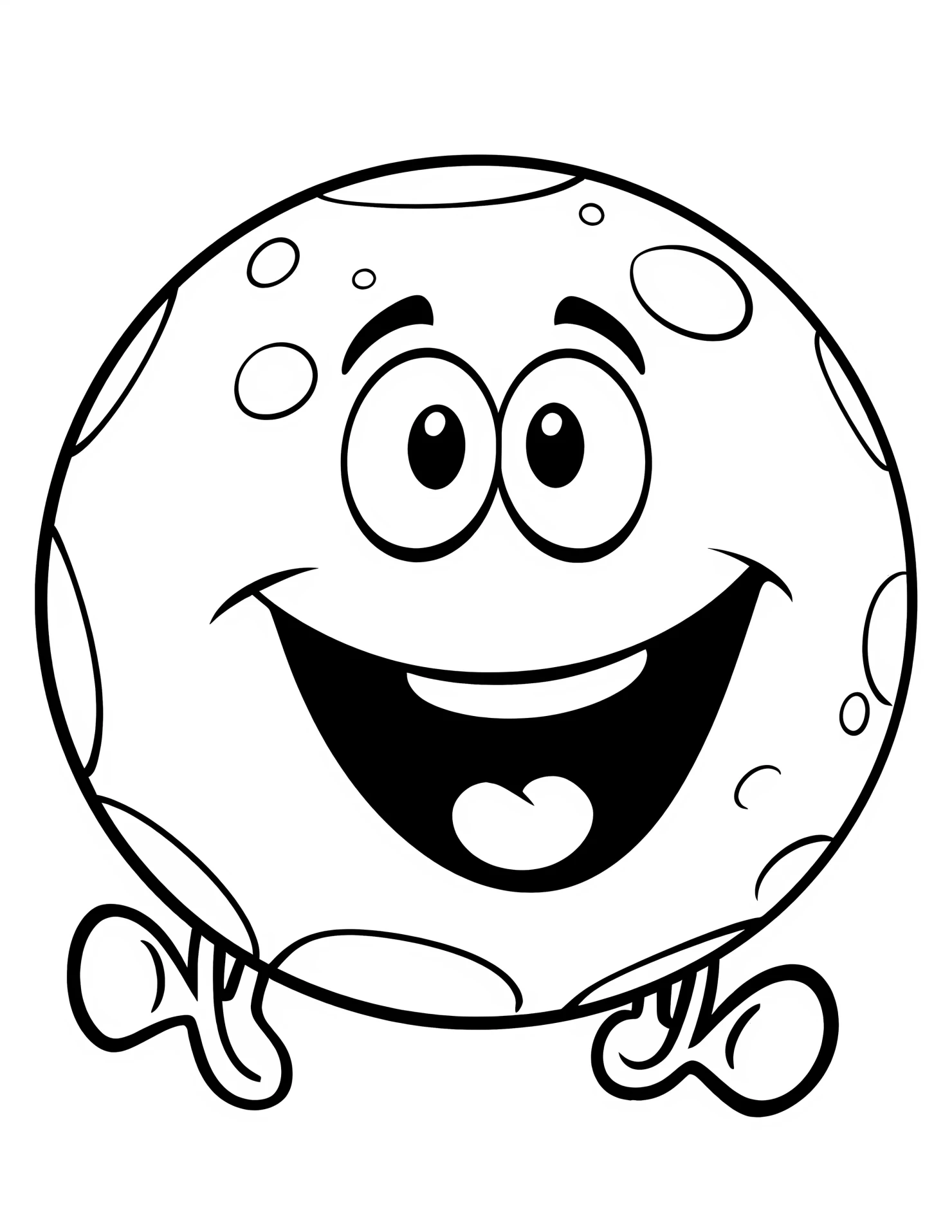 Tennis ball for kids coloring page on white color background #33027