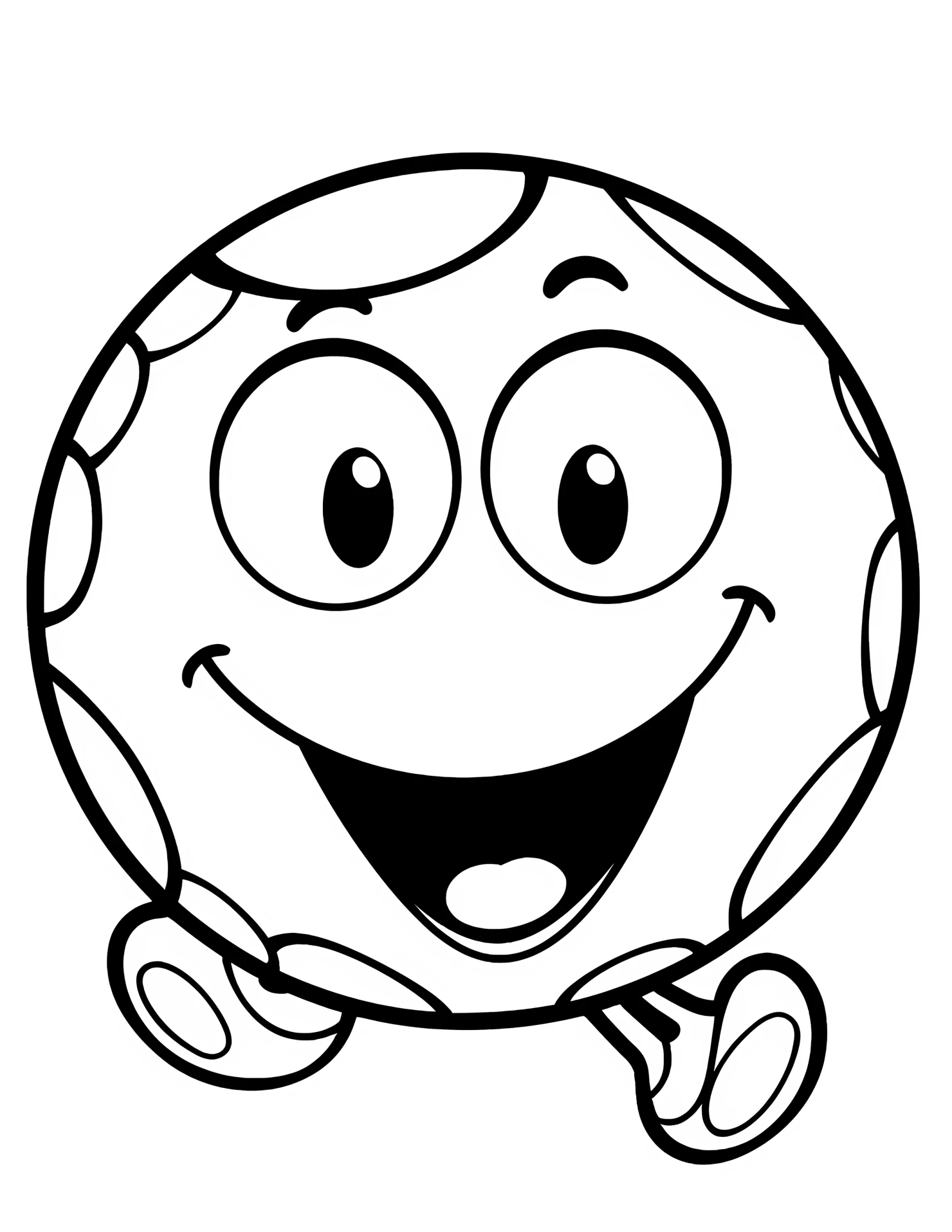 Tennis ball for kids coloring page on white color background #33029
