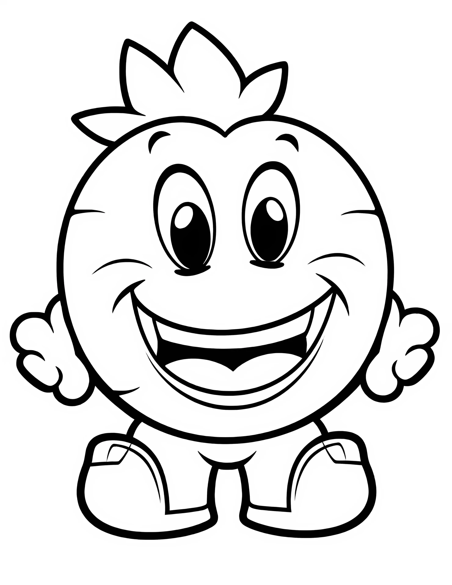 The Hulk for kids coloring page on white color background #33040