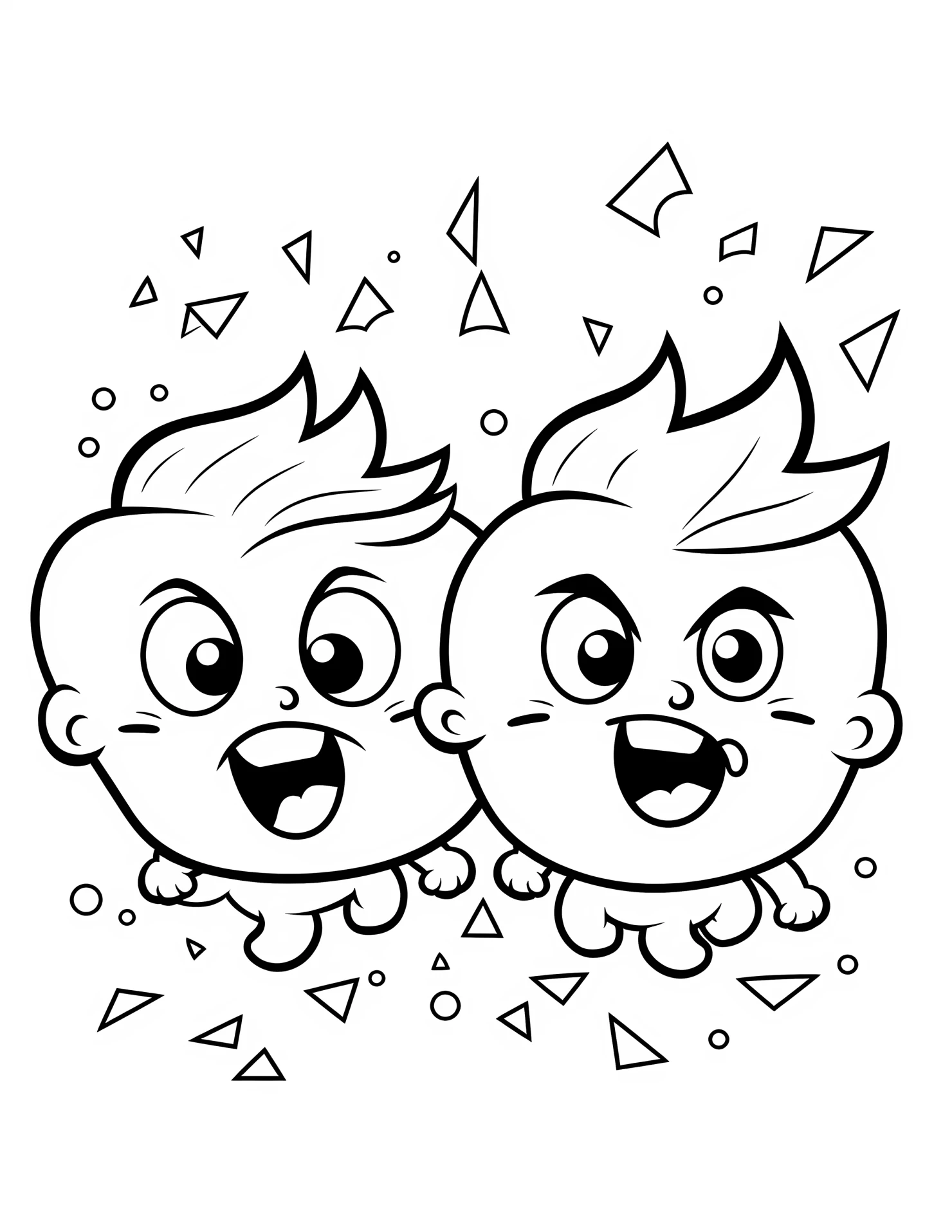 Thunderstorm for kids coloring page on white color background #33073