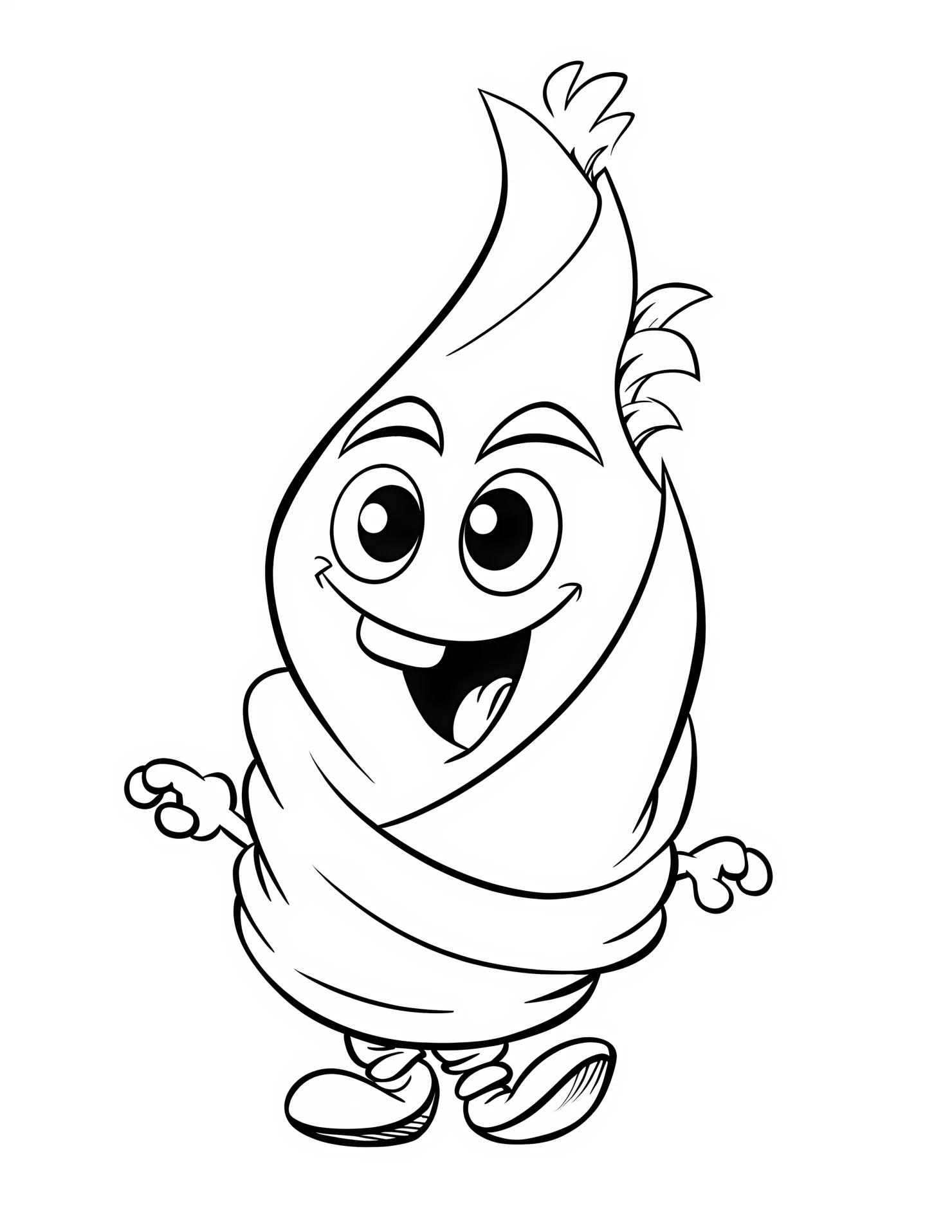 Tornado for kids coloring page on white color background #33115