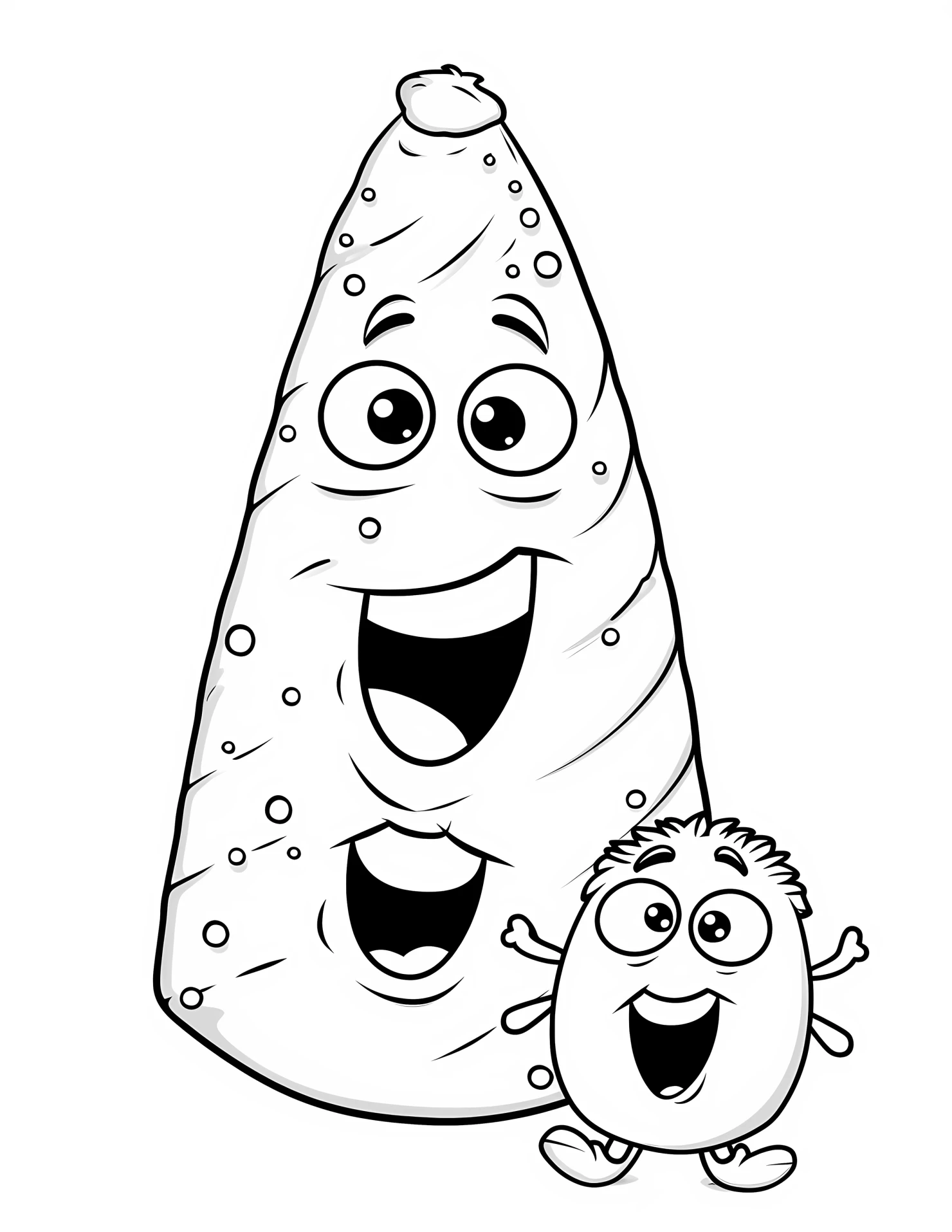 Treasure for kids coloring page on white color background #33153