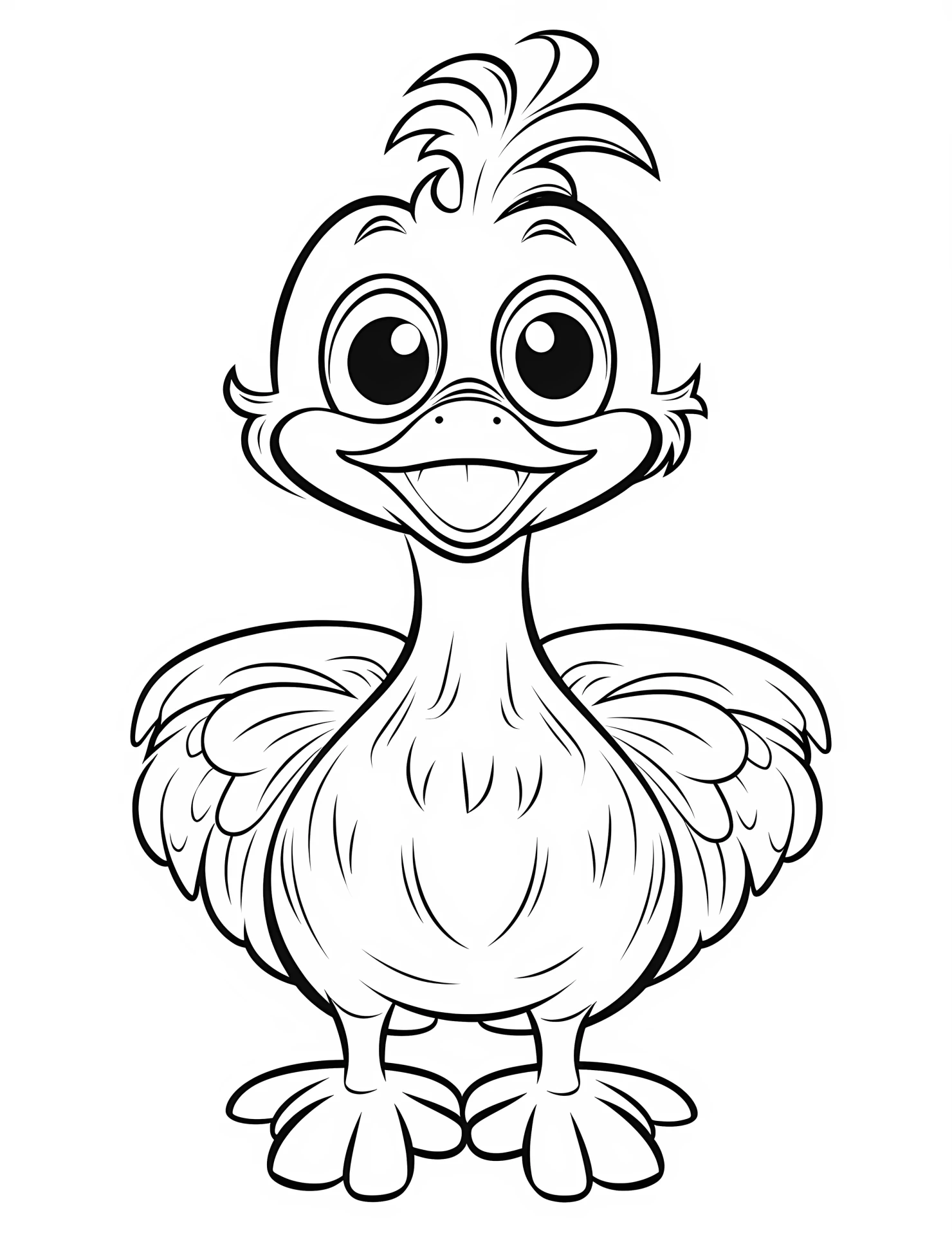 Turkey for kids coloring page on white color background #33196