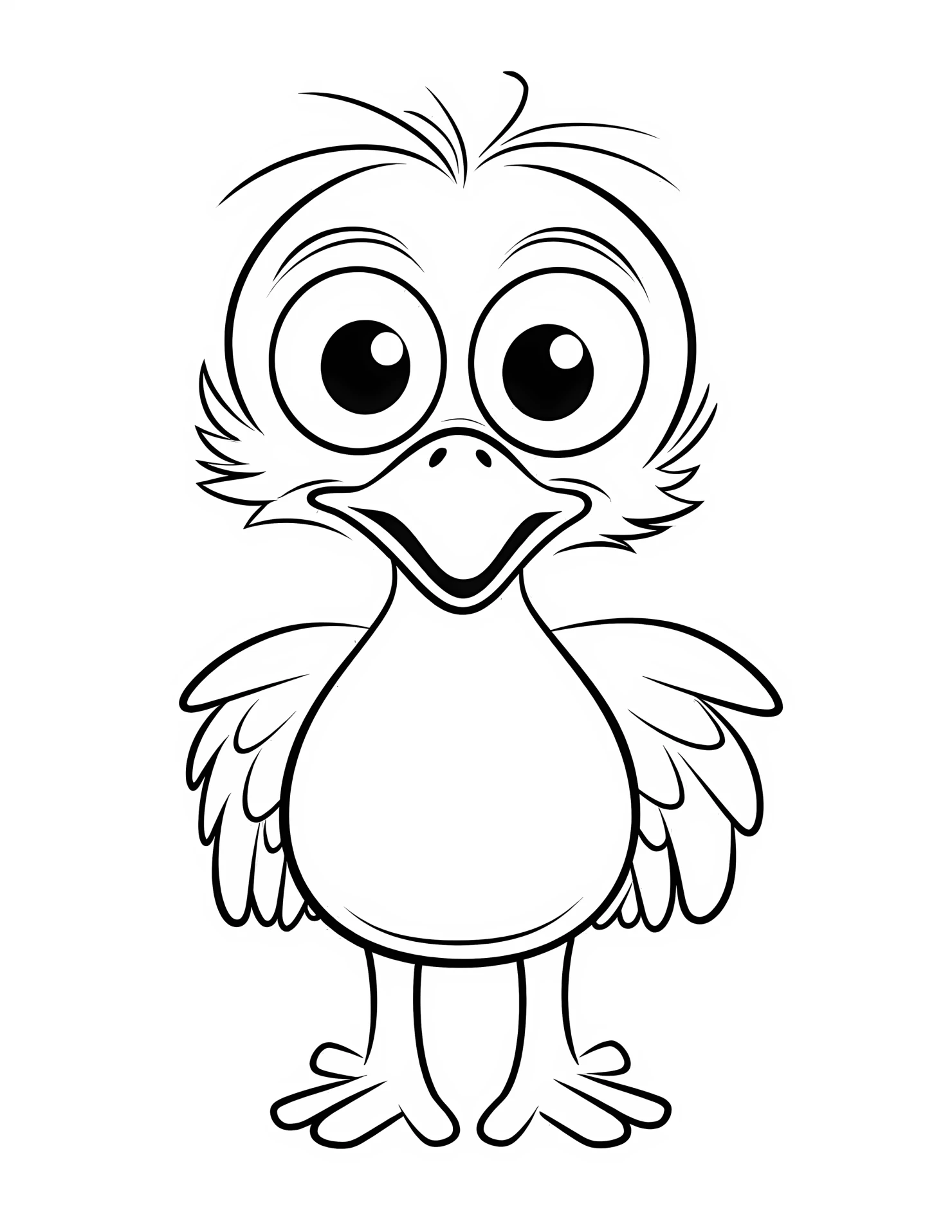 Turkey for kids coloring page on white color background #33198