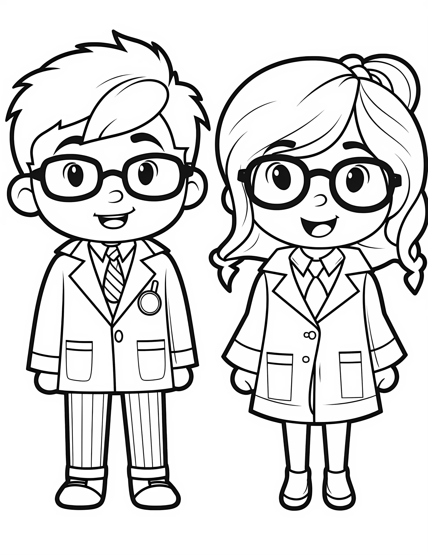 Uniform for kids coloring page on white color background #33225