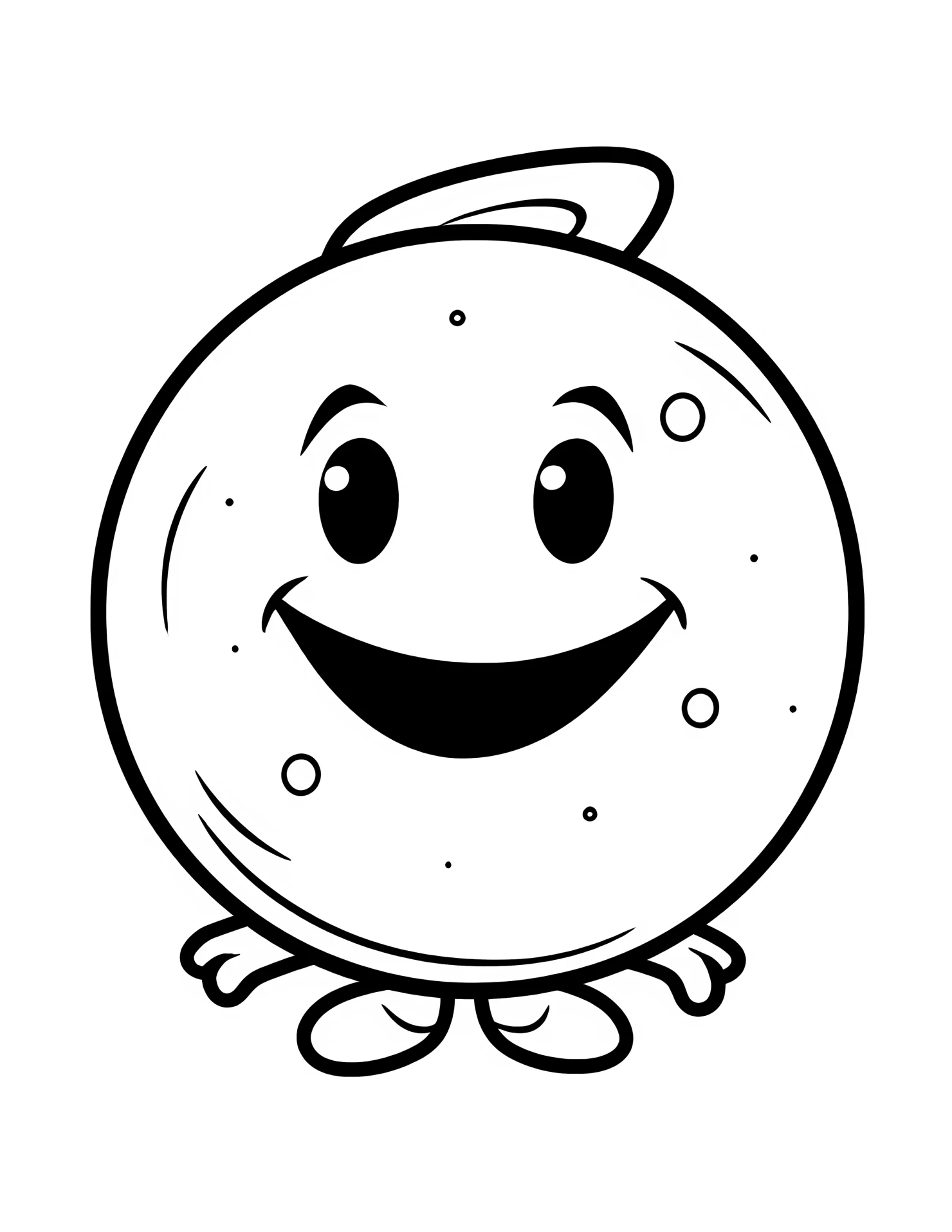 Uranus for kids coloring page on white color background #33233