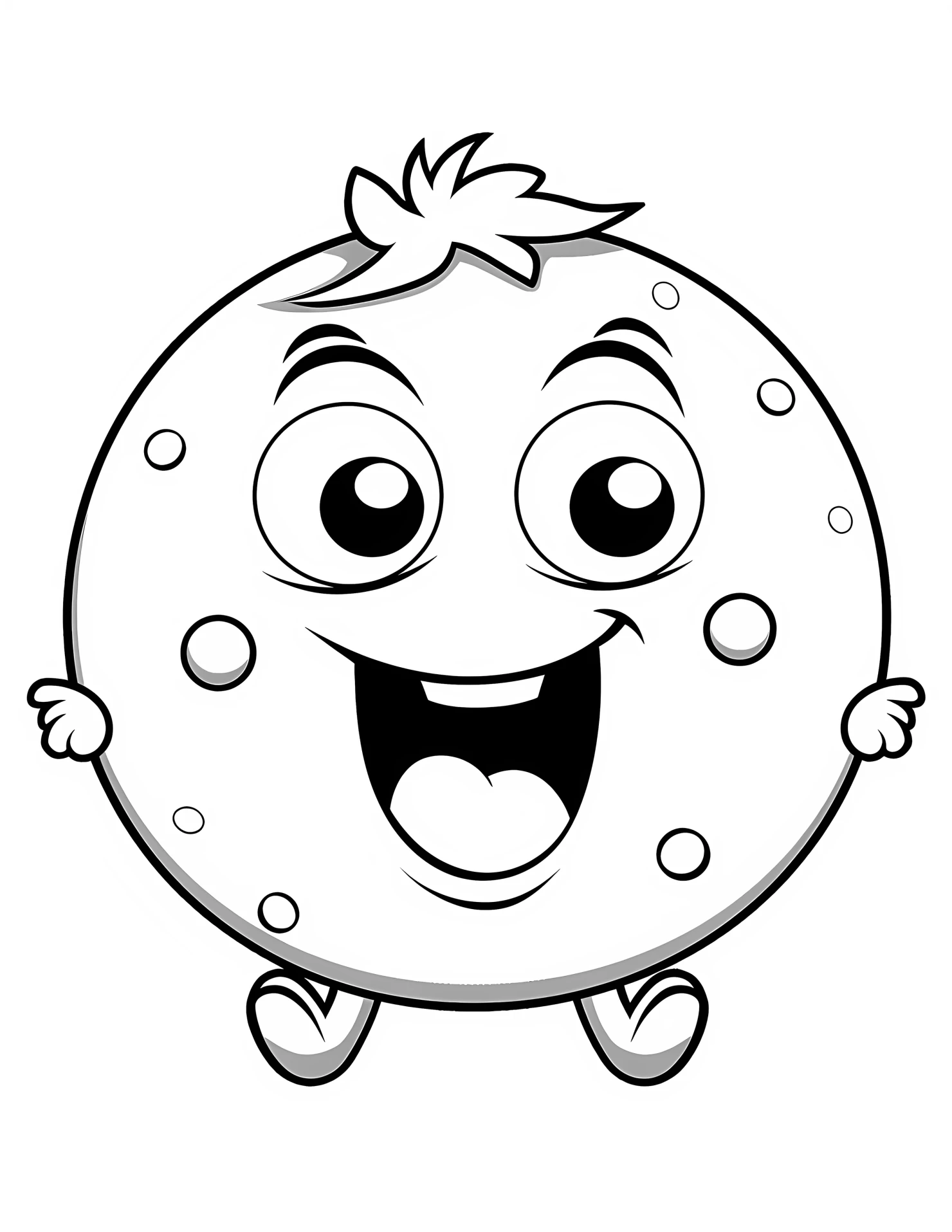 Uranus for kids coloring page on white color background #33235