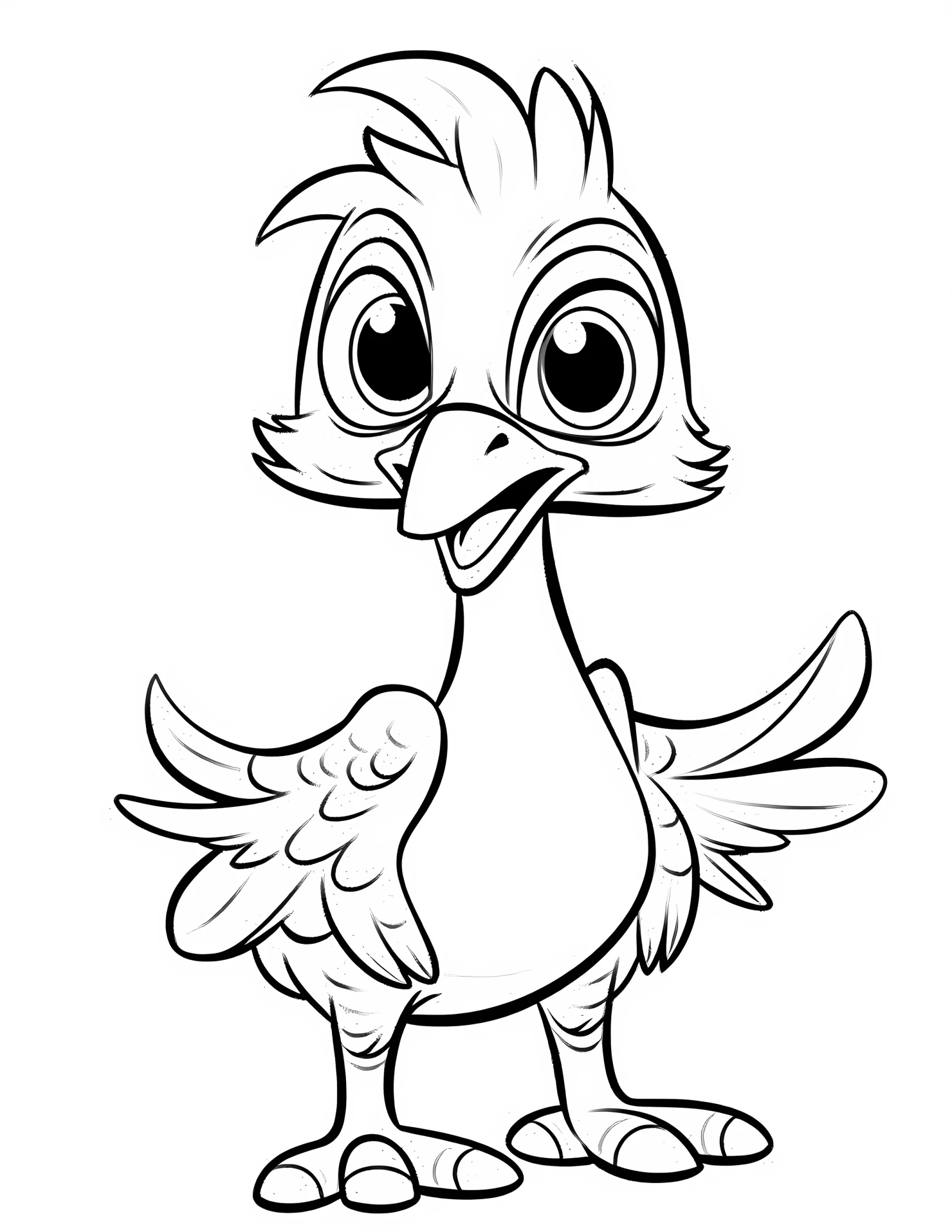 Velociraptor for kids coloring page on white color background #33250