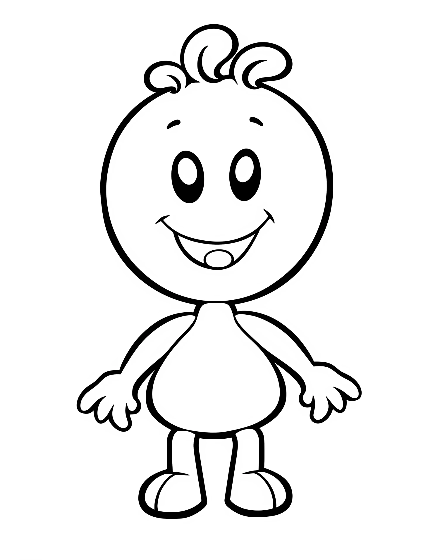 Venus for kids coloring page on white color background #33254