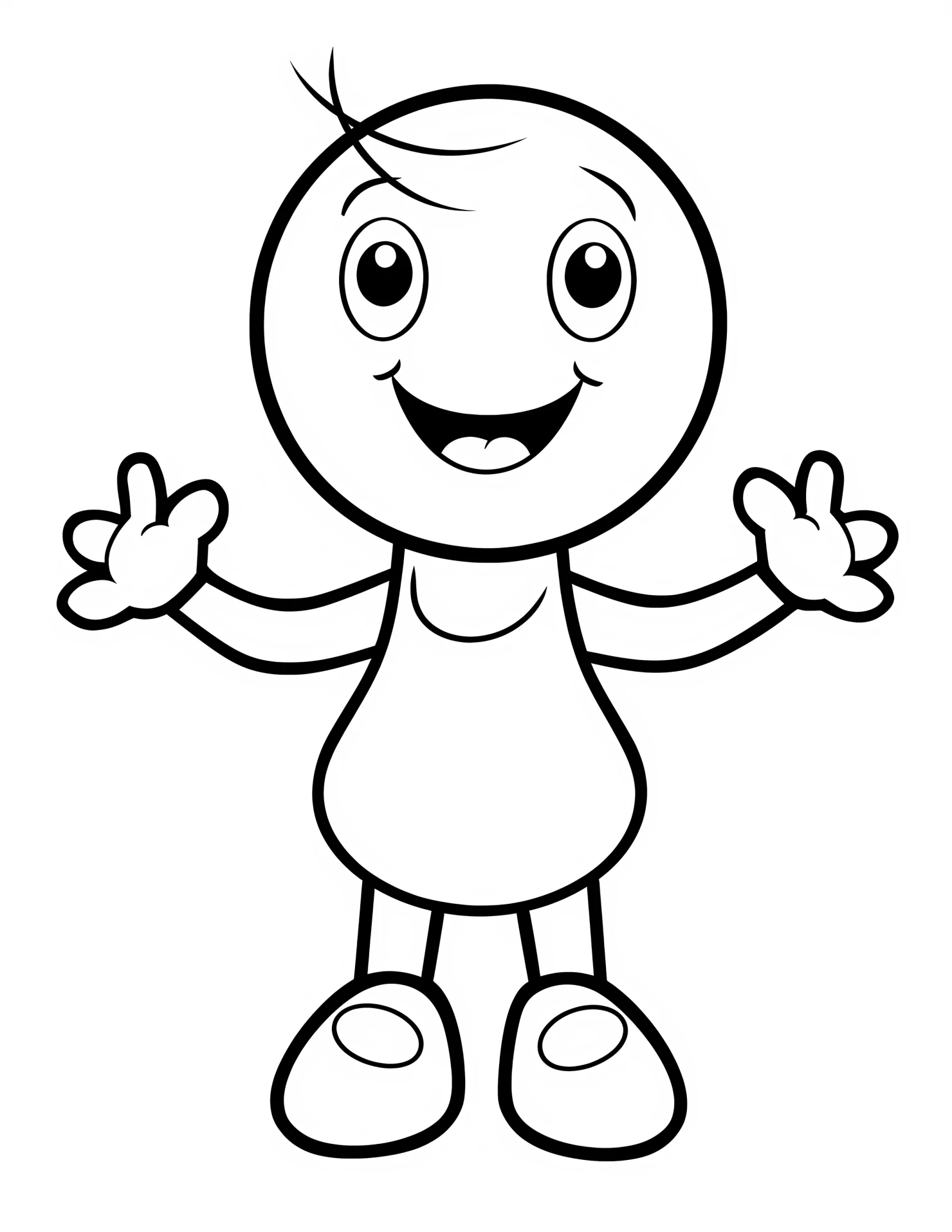 Venus for kids coloring page on white color background #33255