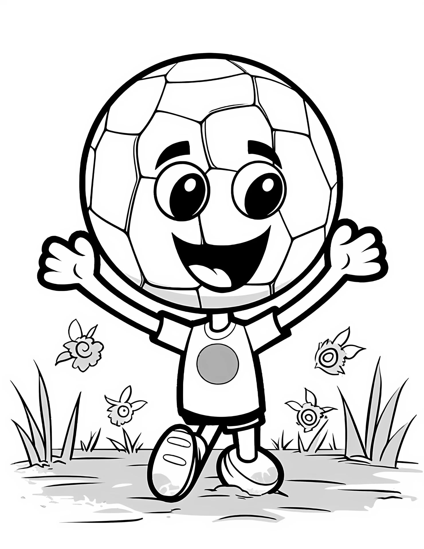 Volleyball for kids coloring page on white color background #33266