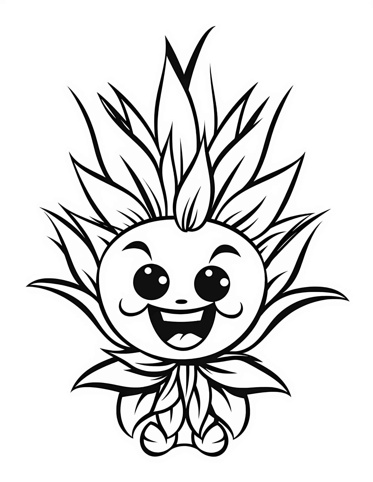Wheat for kids coloring page on white color background #33316