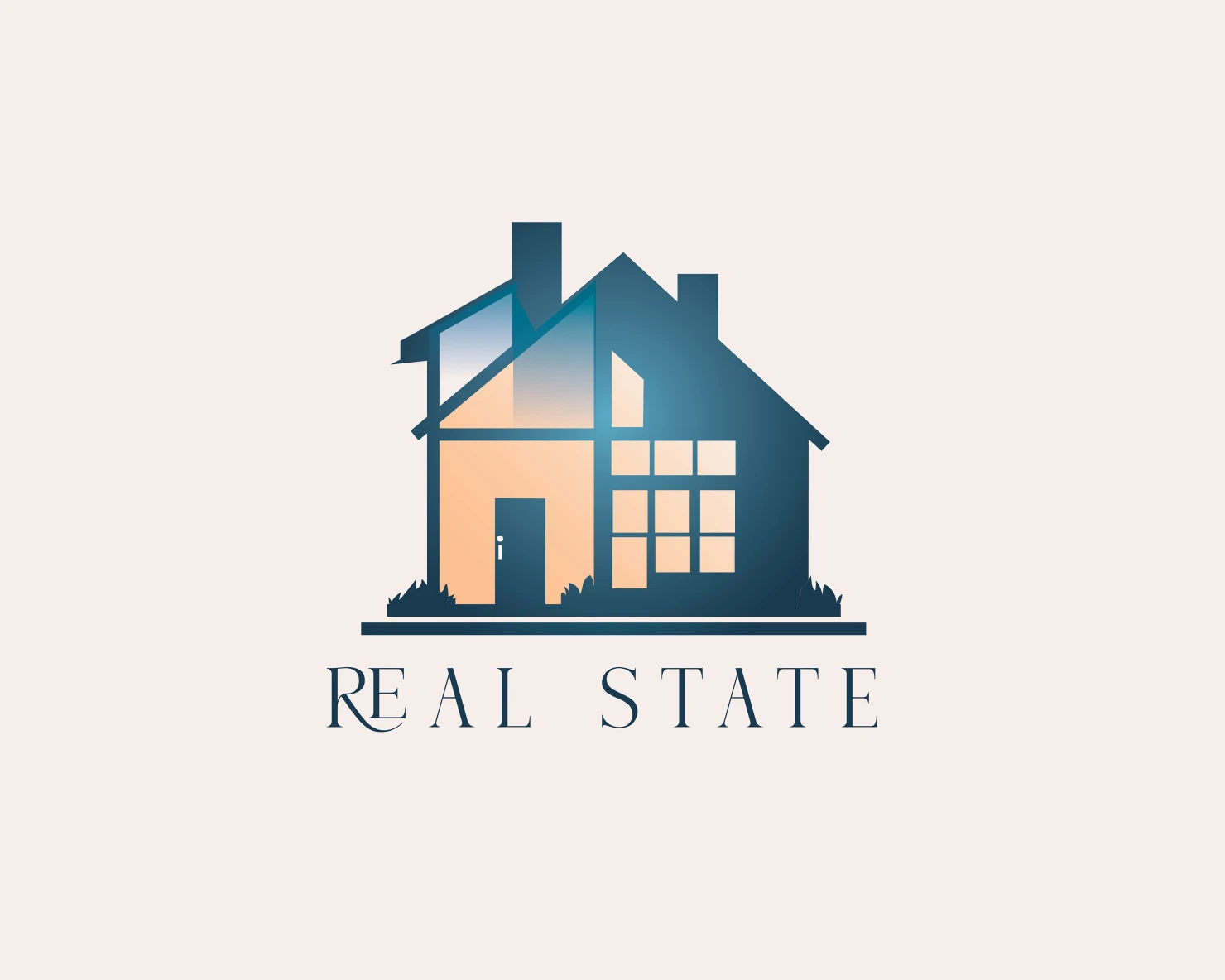 Real Estate customizable logo design #33388