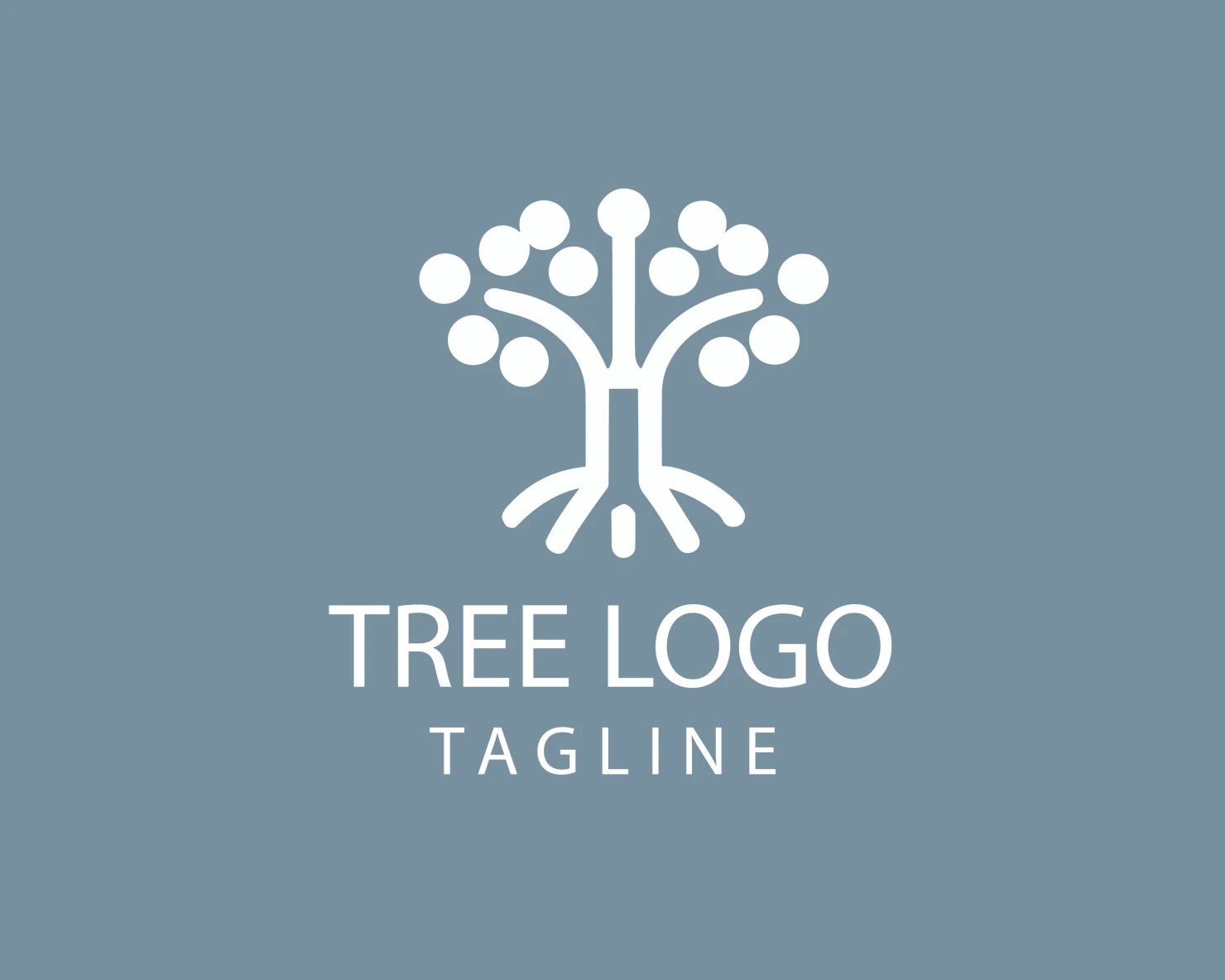 Tree customizable logo design #33409